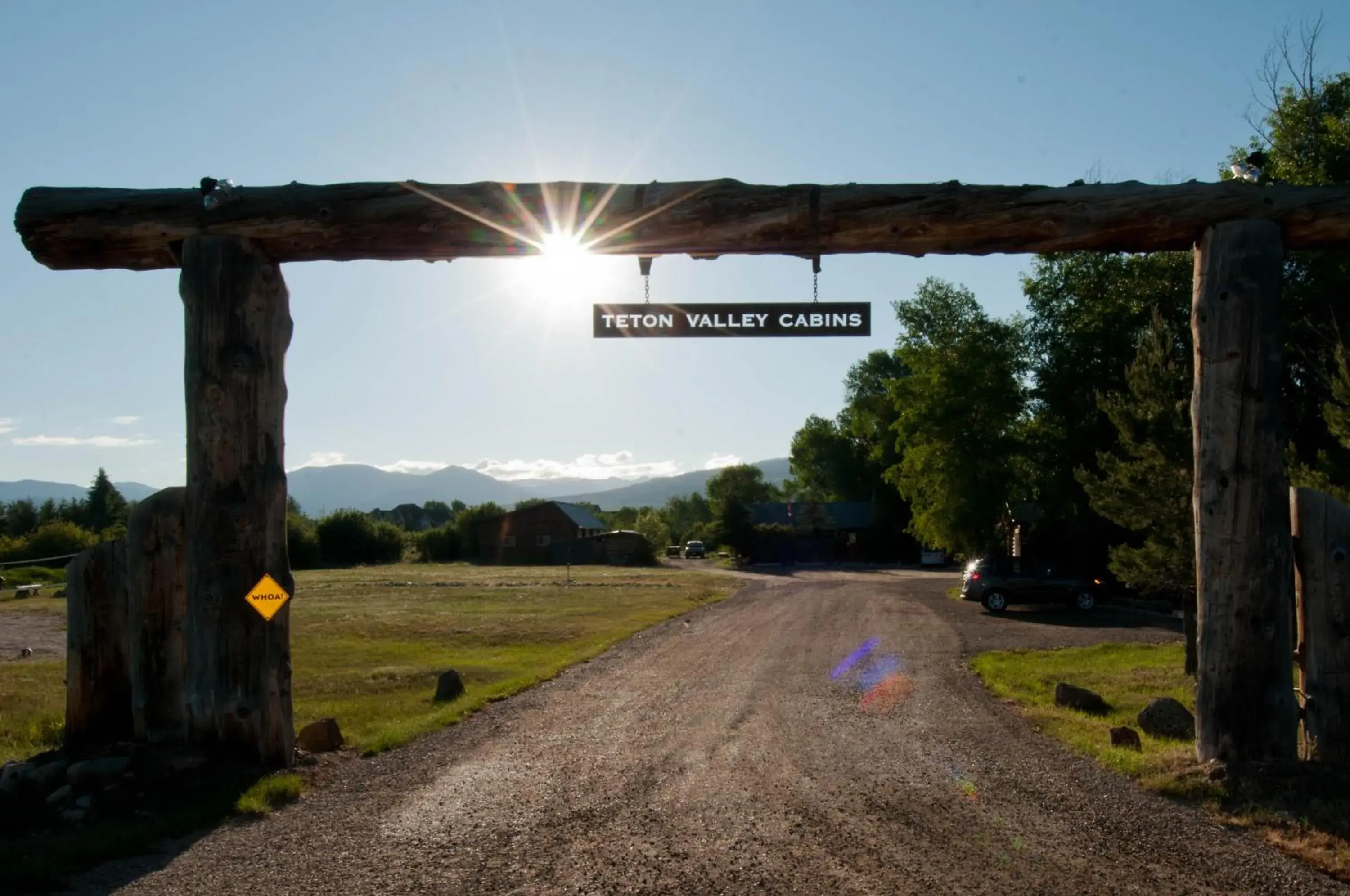 Facade/entrance in Teton Valley Cabins