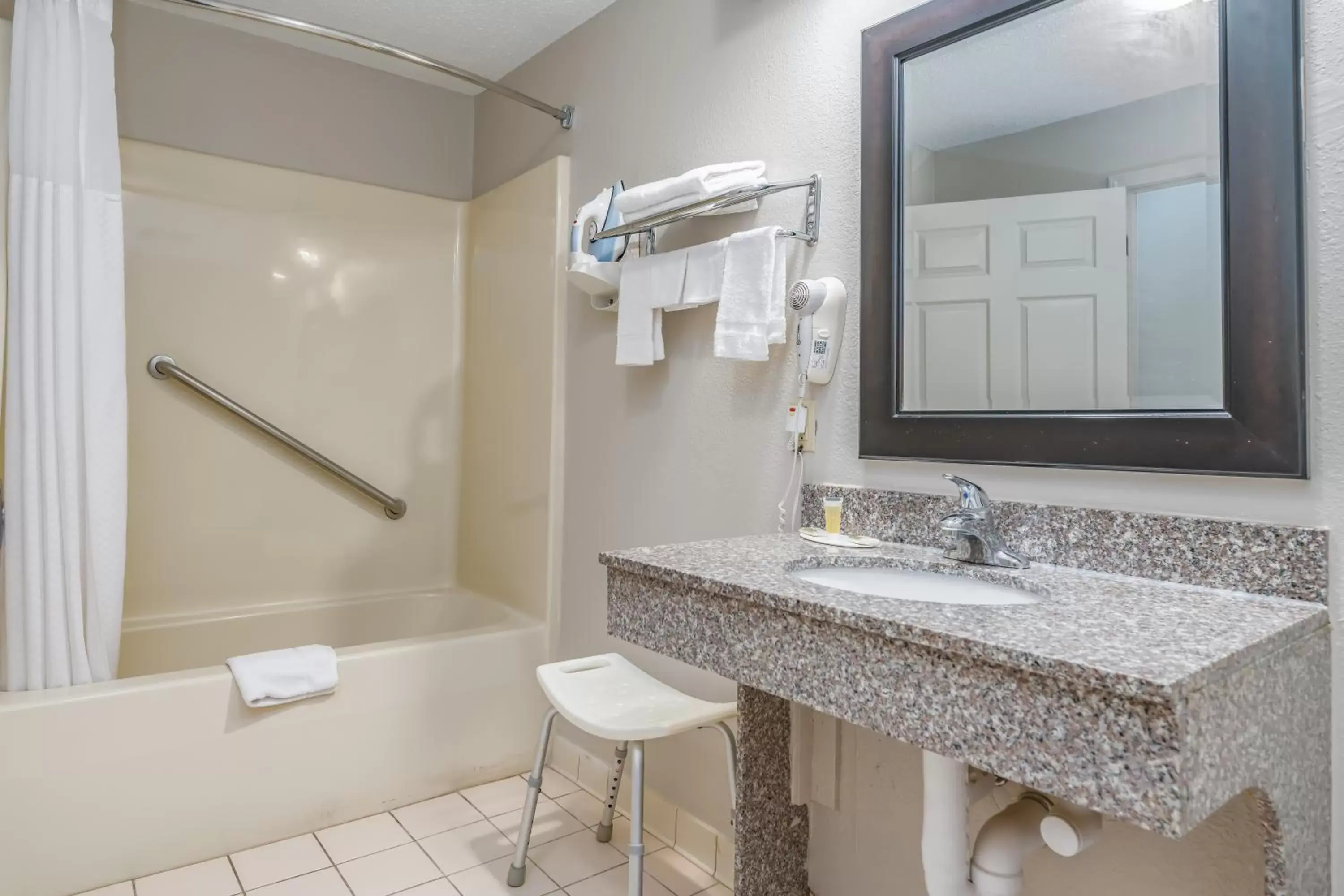 Shower, Bathroom in Days Inn by Wyndham Coliseum Montgomery AL