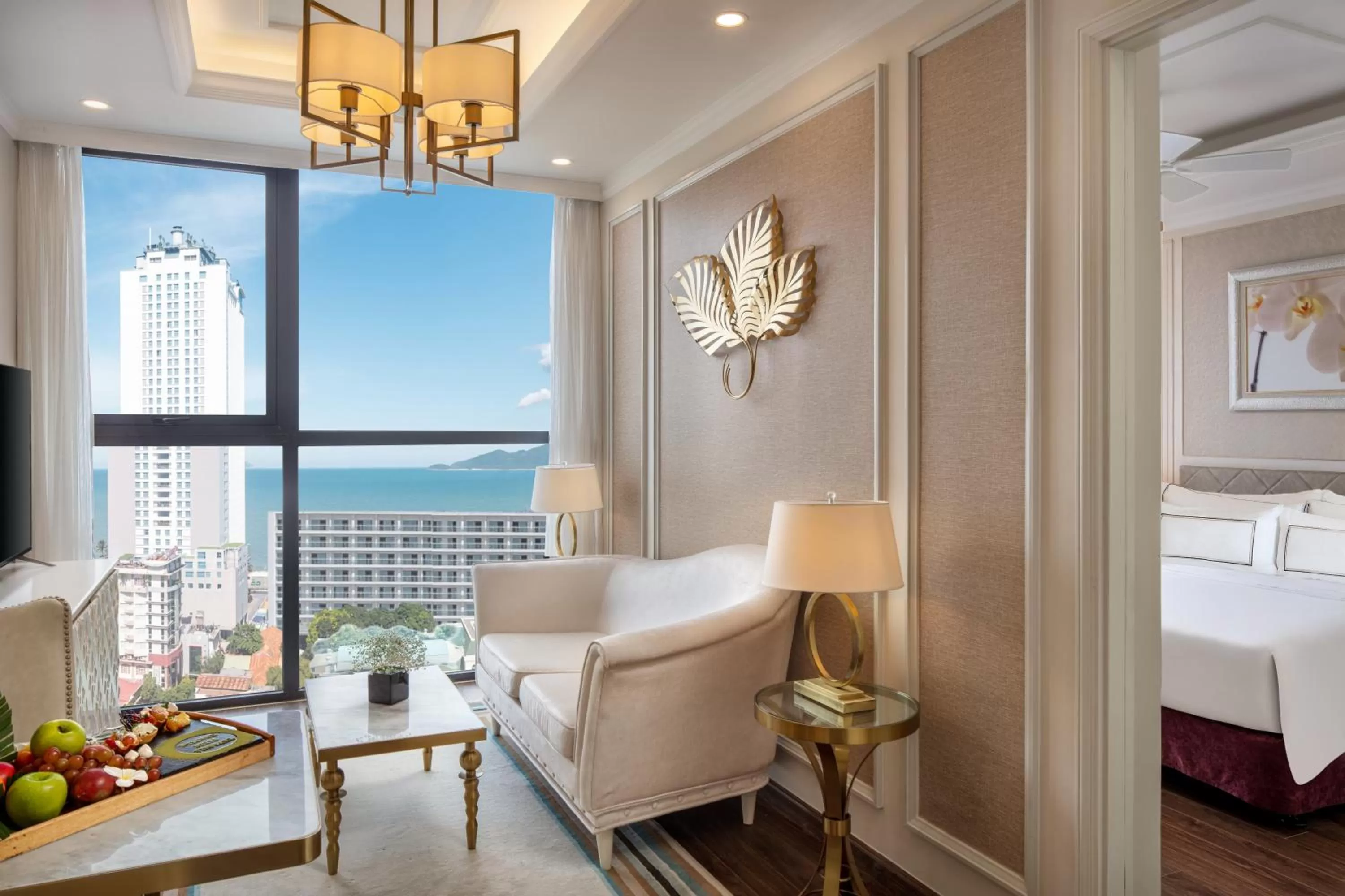 Living room, Bed in Meliá Vinpearl Nha Trang Empire