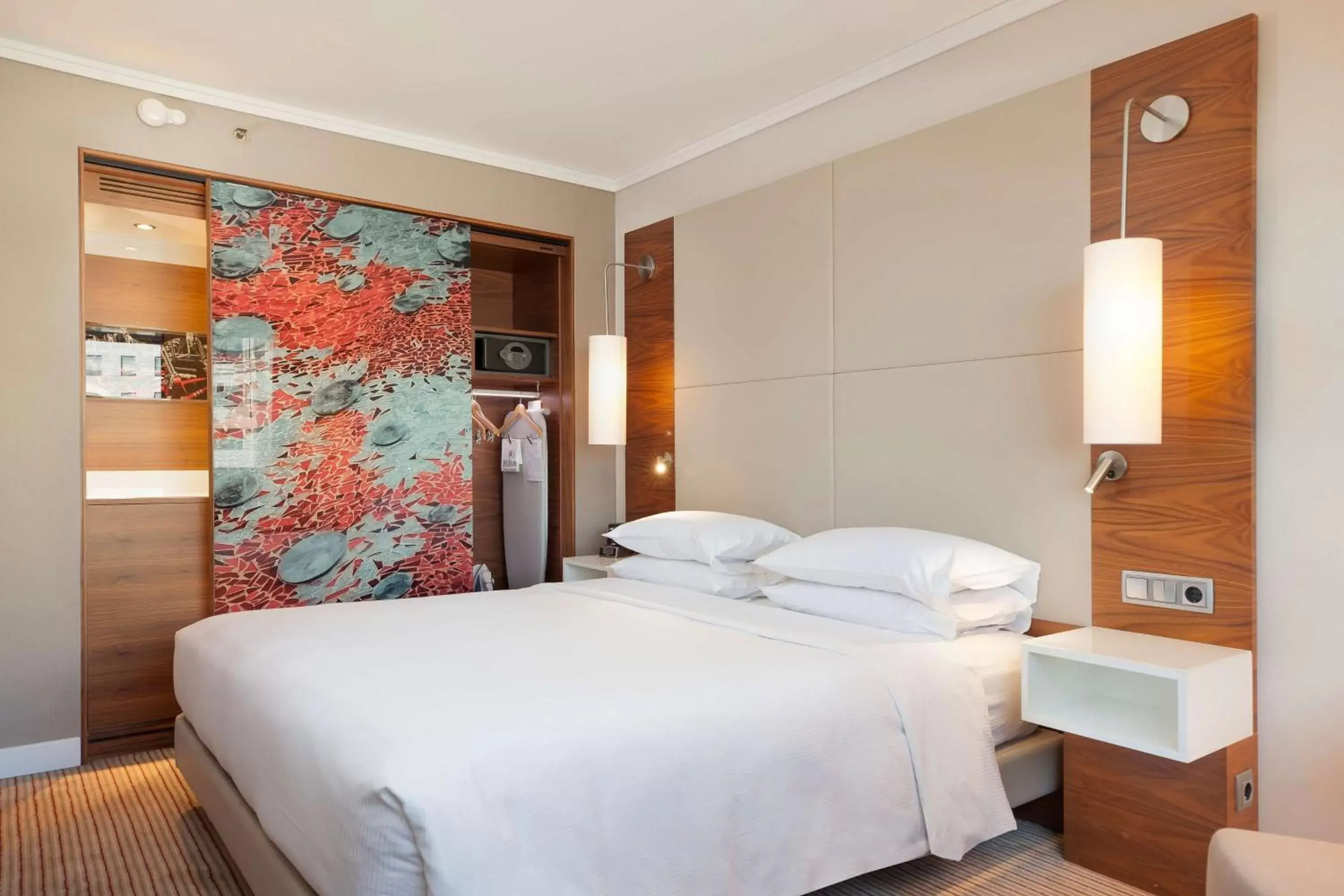 Bed in Hilton Barcelona
