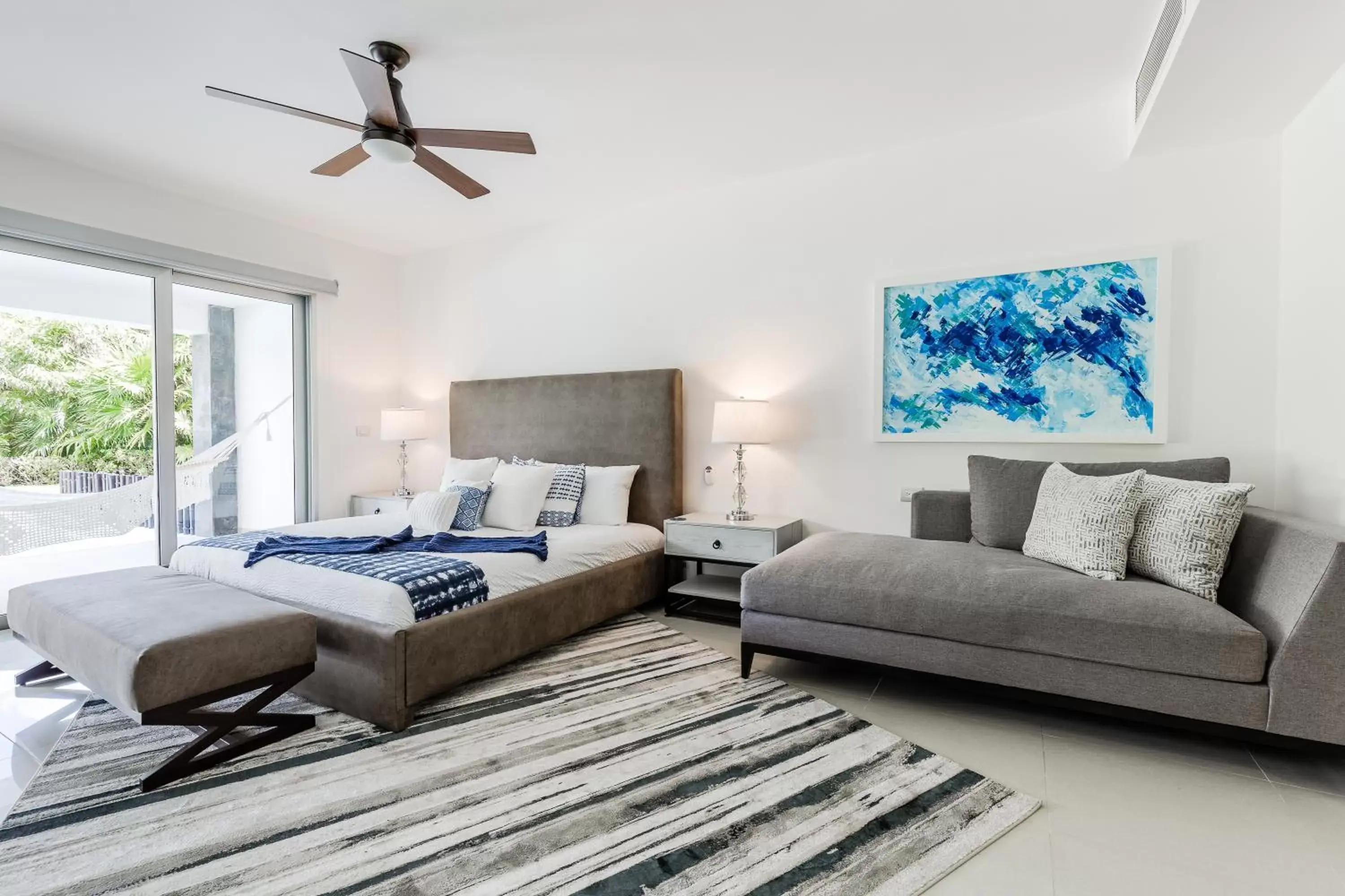 Seating Area in Mareazul Beach Front Condos At playa del Carmen