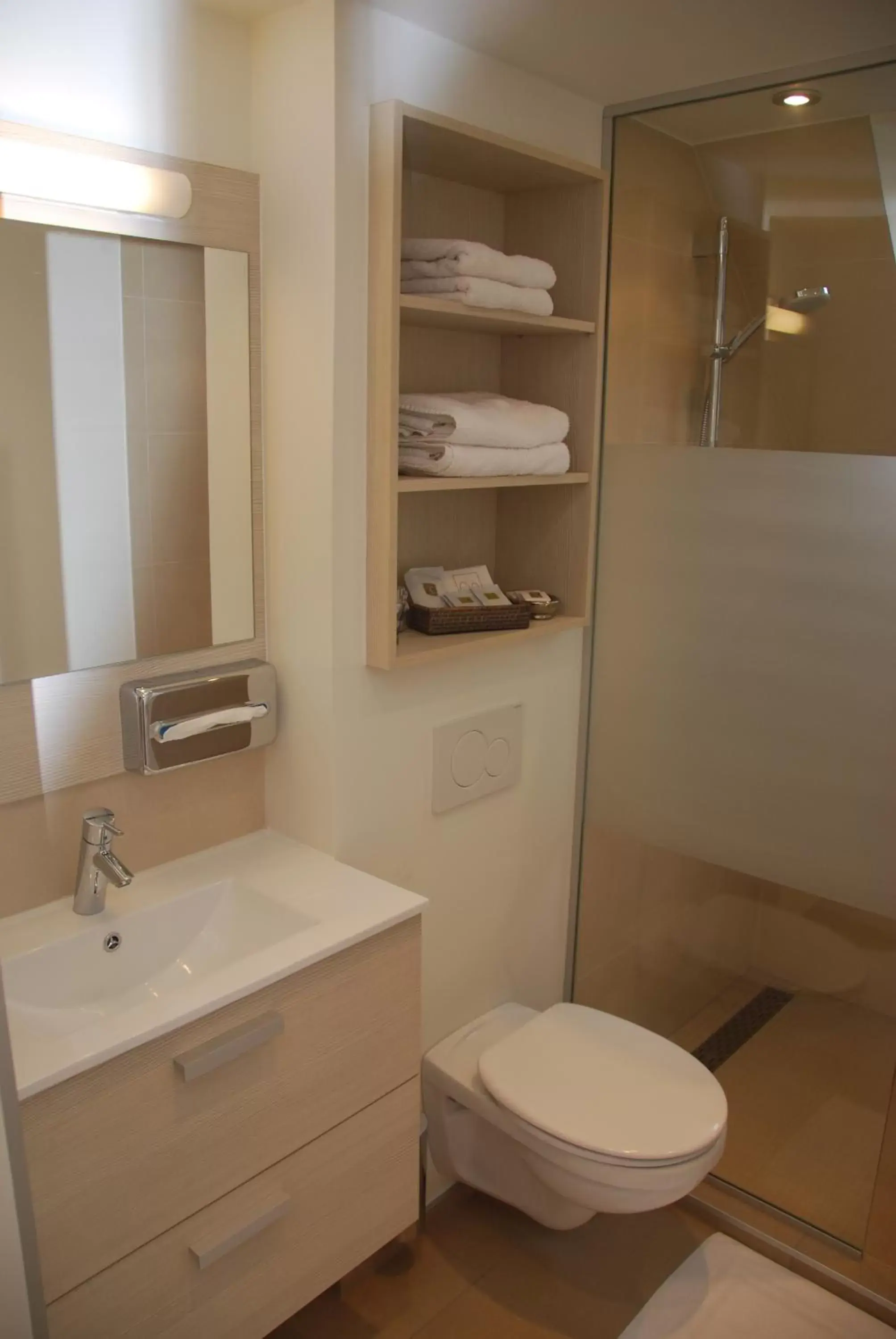 Shower, Bathroom in Hotel Rubens