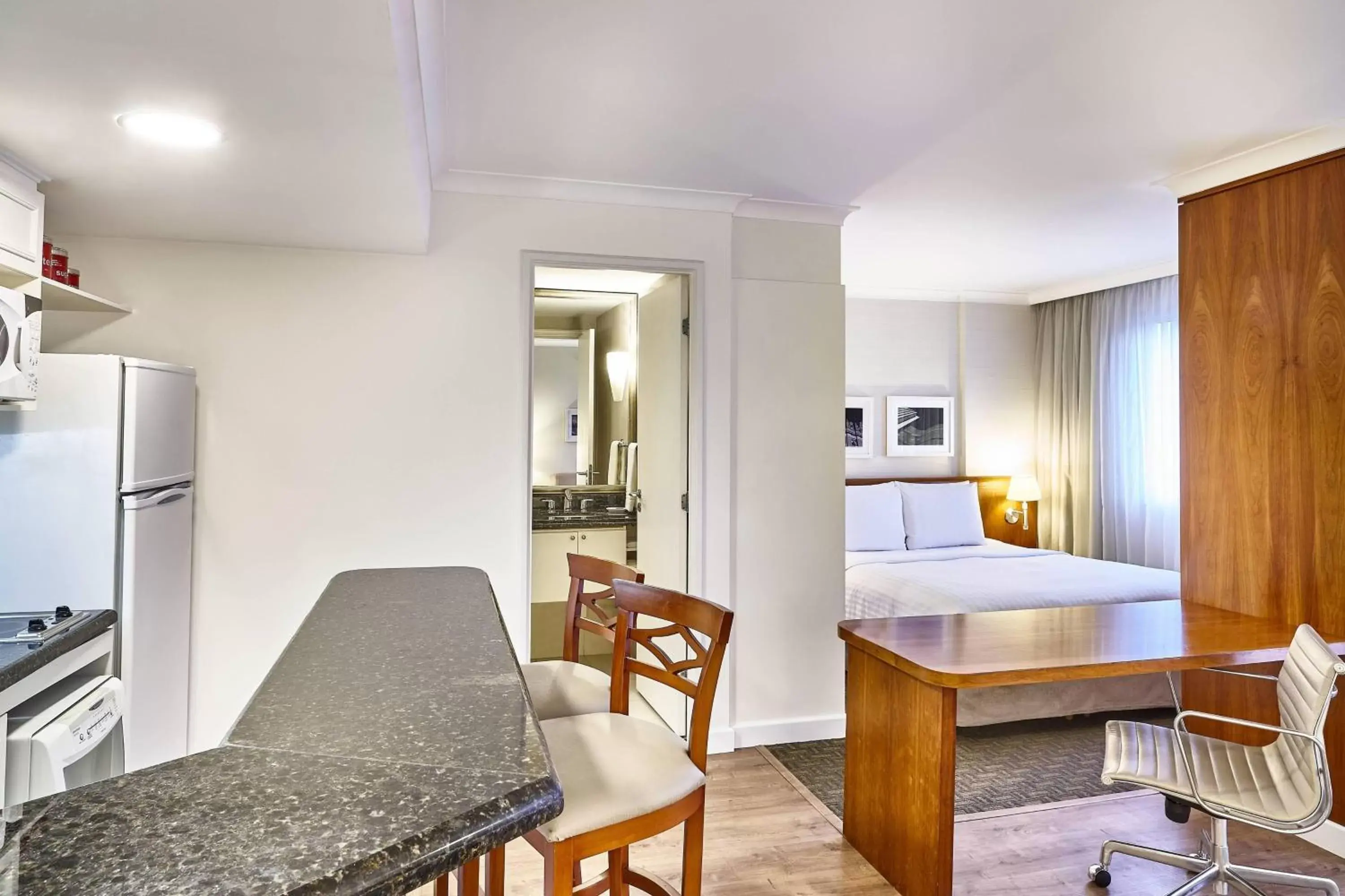 Bedroom, Seating Area in Marriott Executive Apartments Sao Paulo