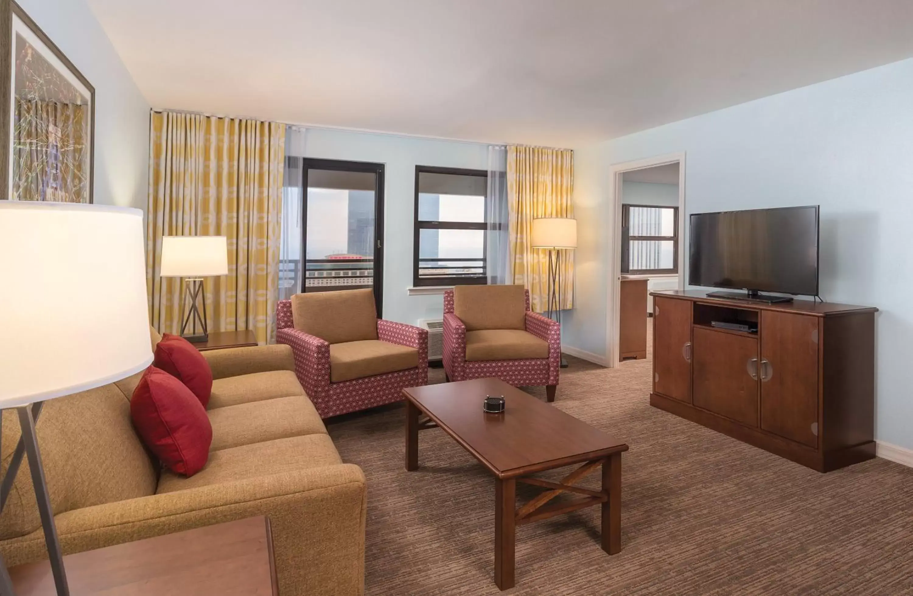 Living room, Seating Area in Club Wyndham Skyline Tower