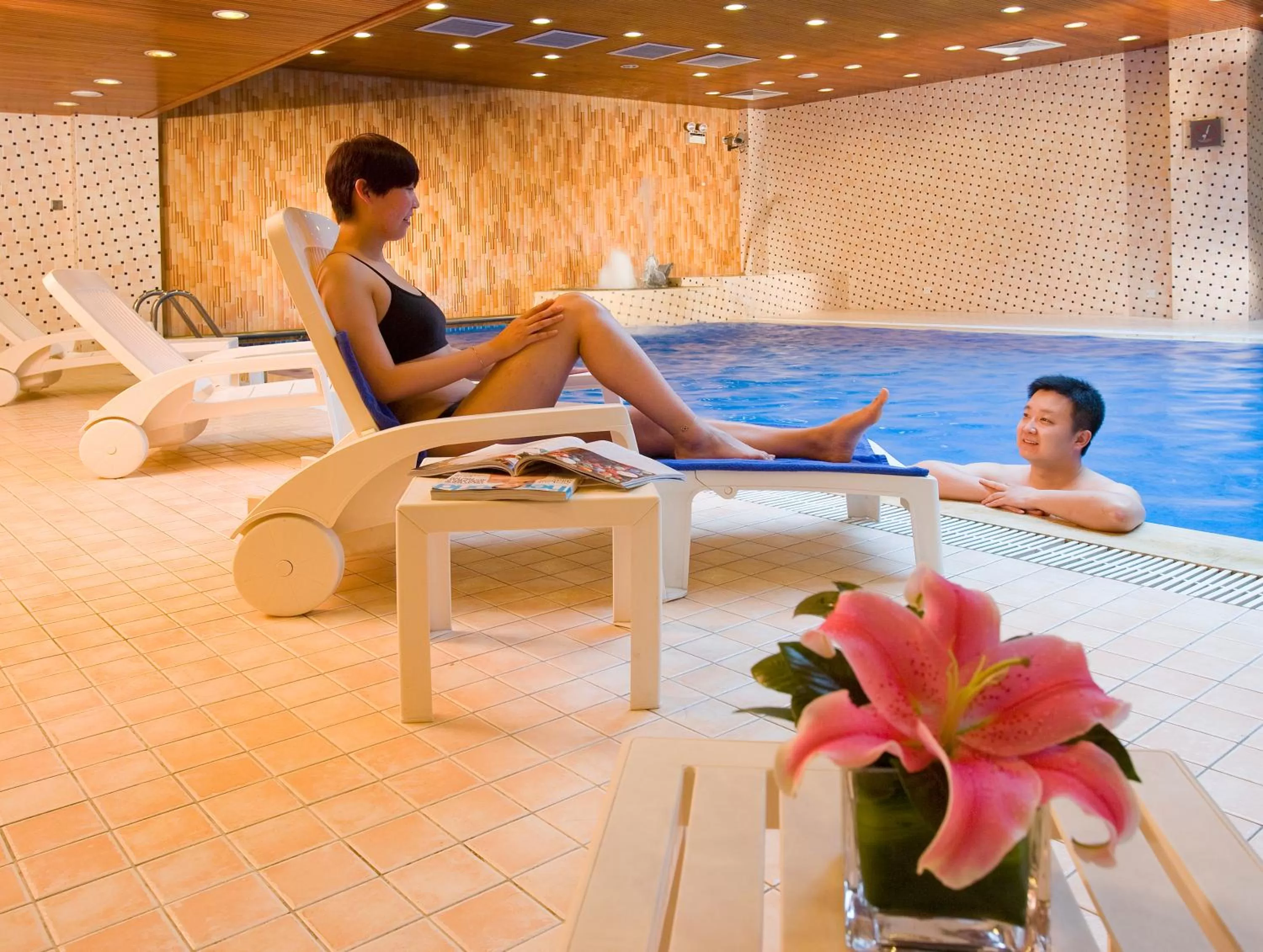 People in Peace Hotel Beijing