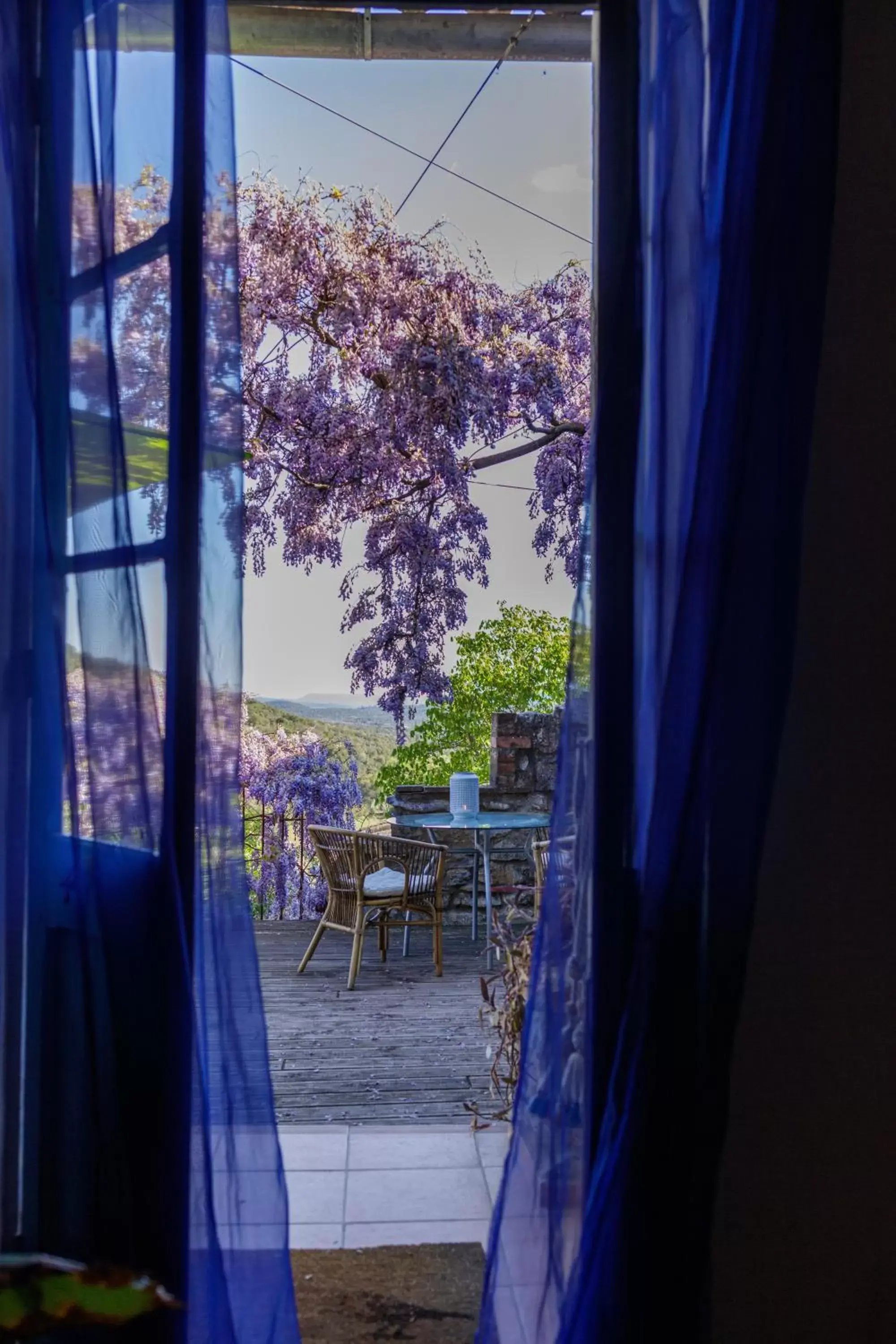 Patio in La Vieille Maison - Halte Gourmande