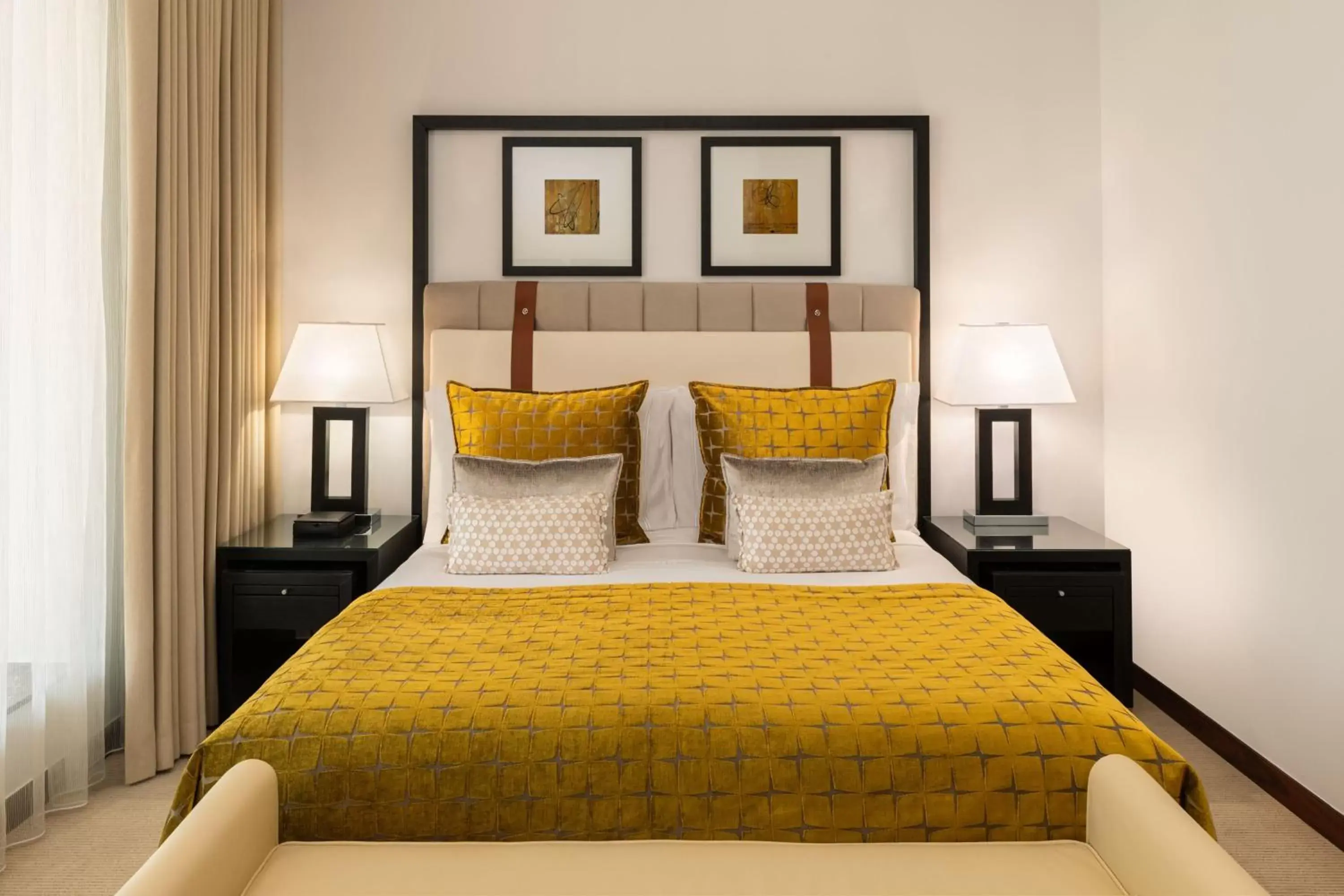 Bedroom, Bed in Grosvenor House, a Luxury Collection Hotel, Dubai
