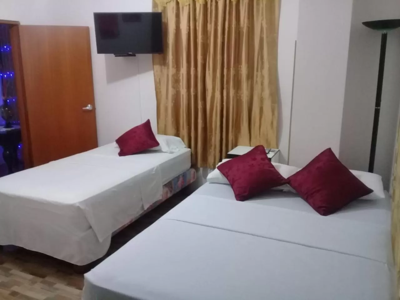 Bed in Hotel San Fernando