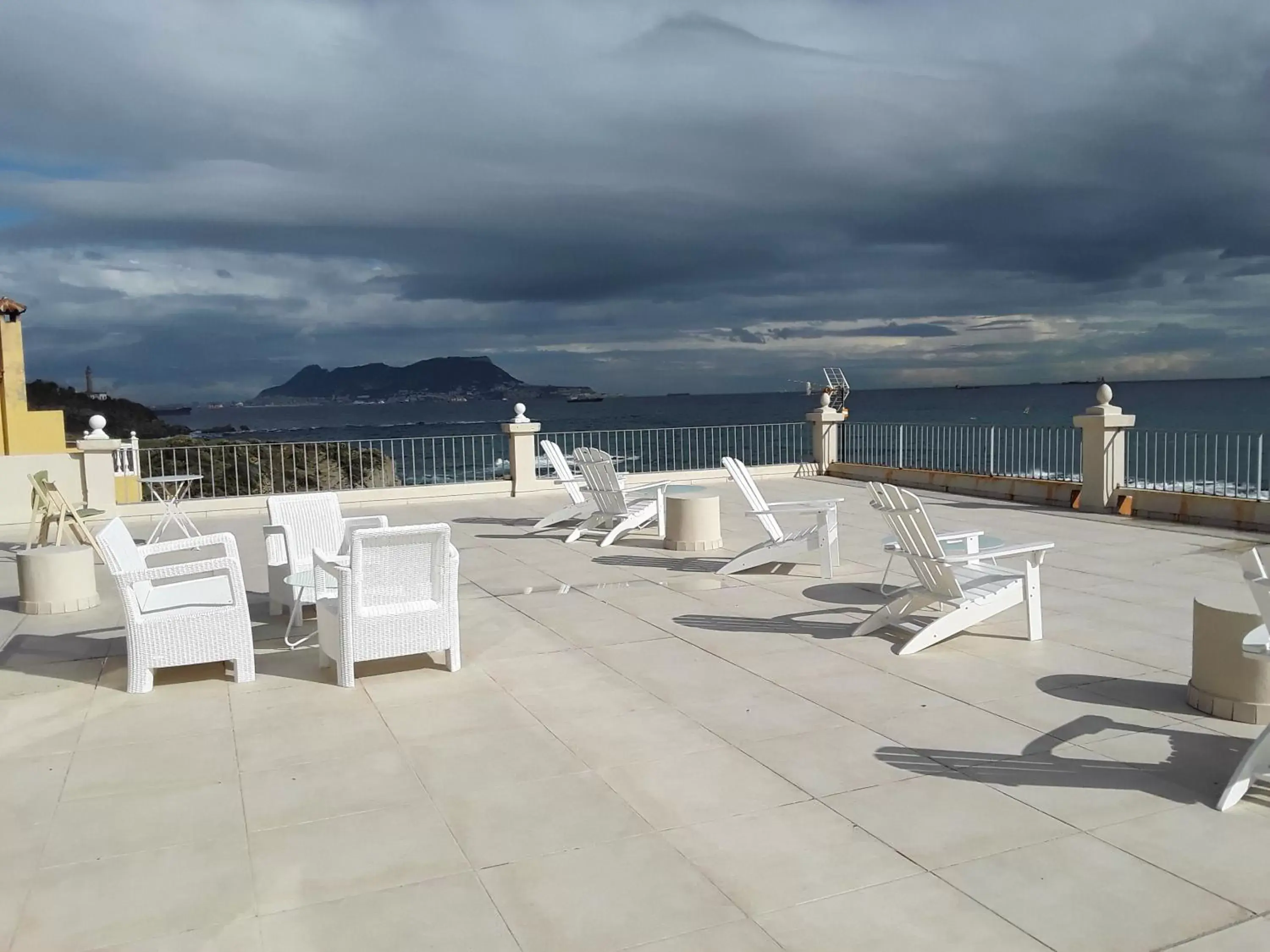 Balcony/Terrace in Punta Carnero Hostal singular