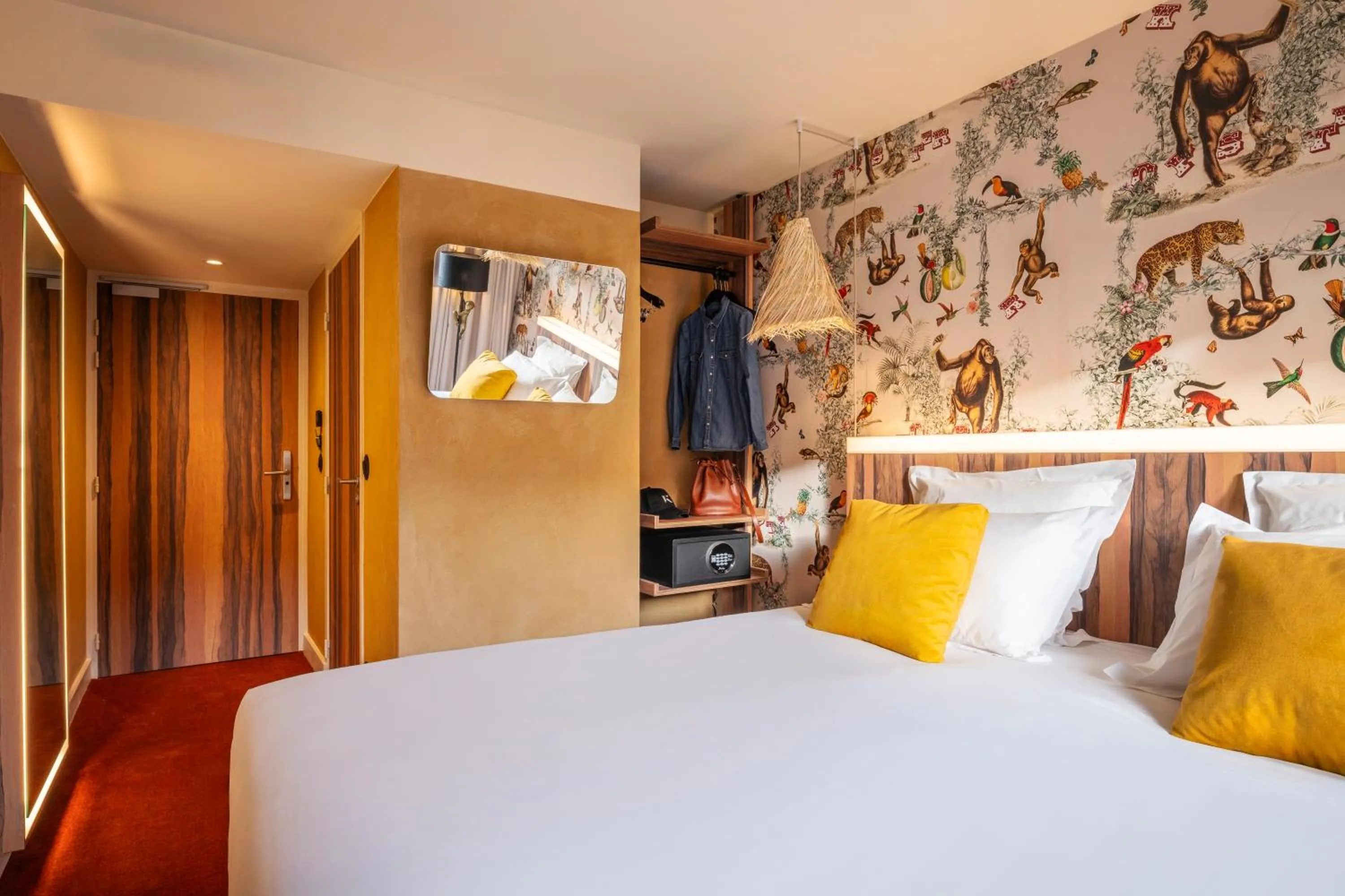 Photo of the whole room, Bed in Kopster Hotel Paris Porte de Versailles