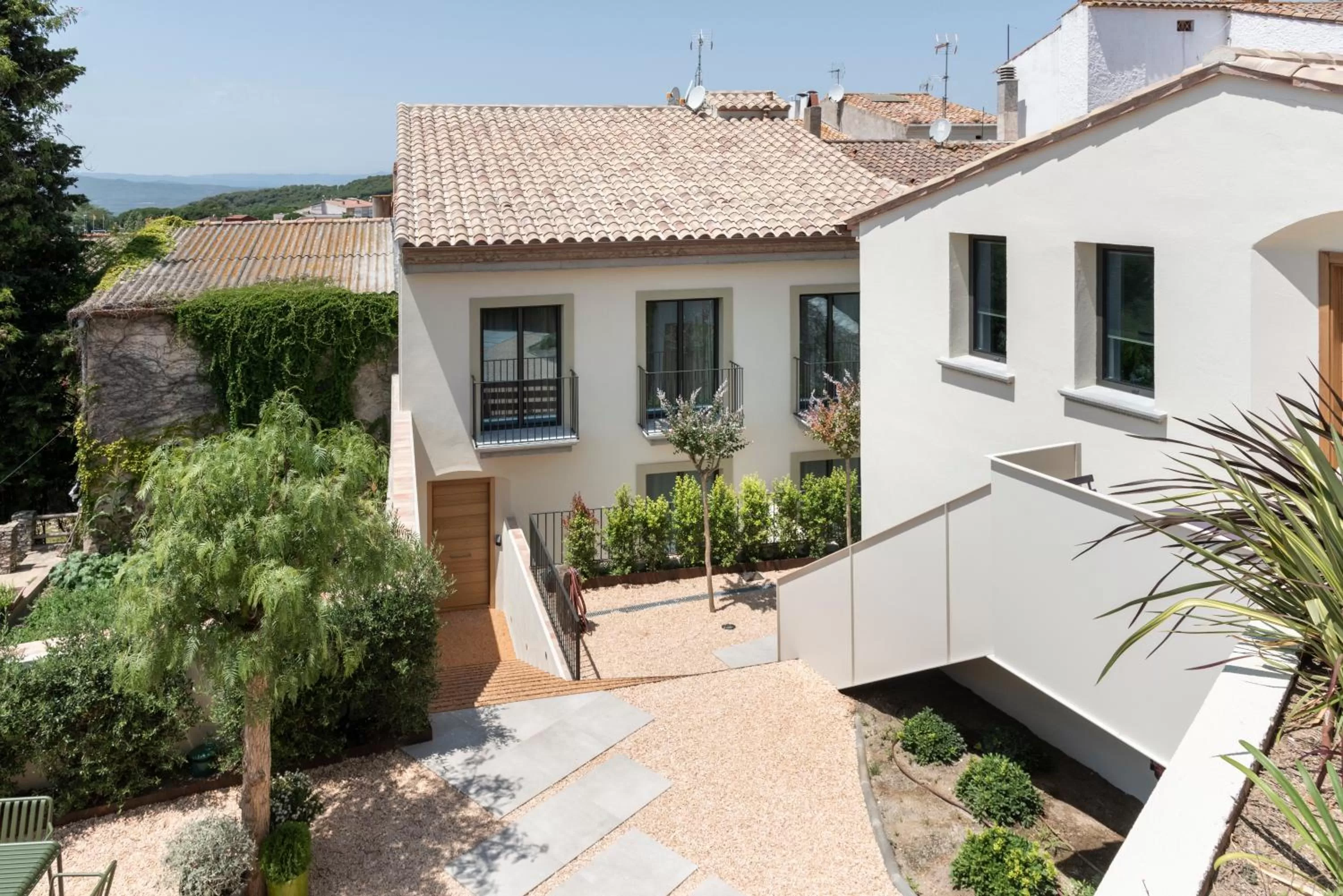 Garden view in Alta House Begur