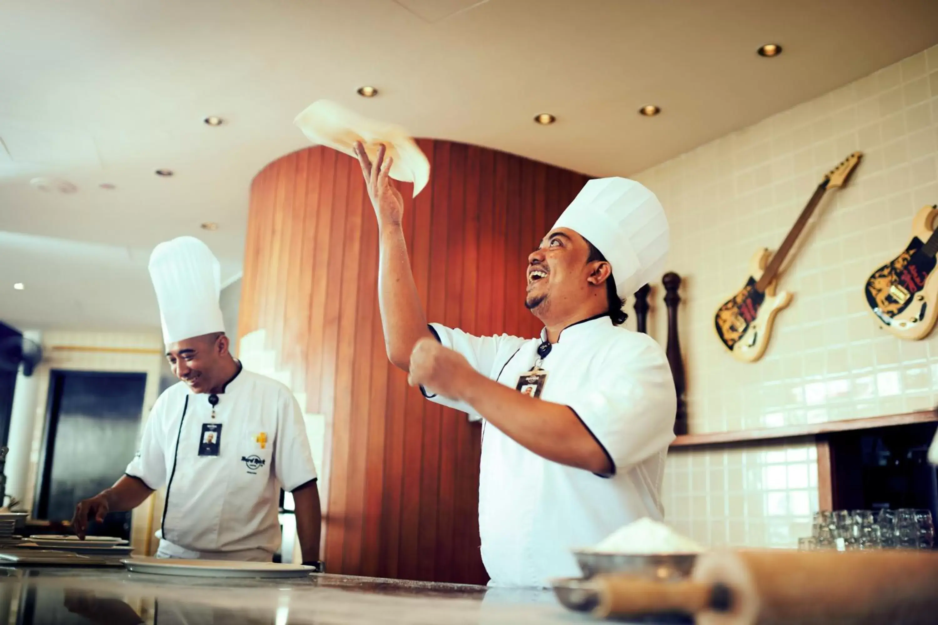 Restaurant/places to eat, Staff in Hard Rock Hotel Penang