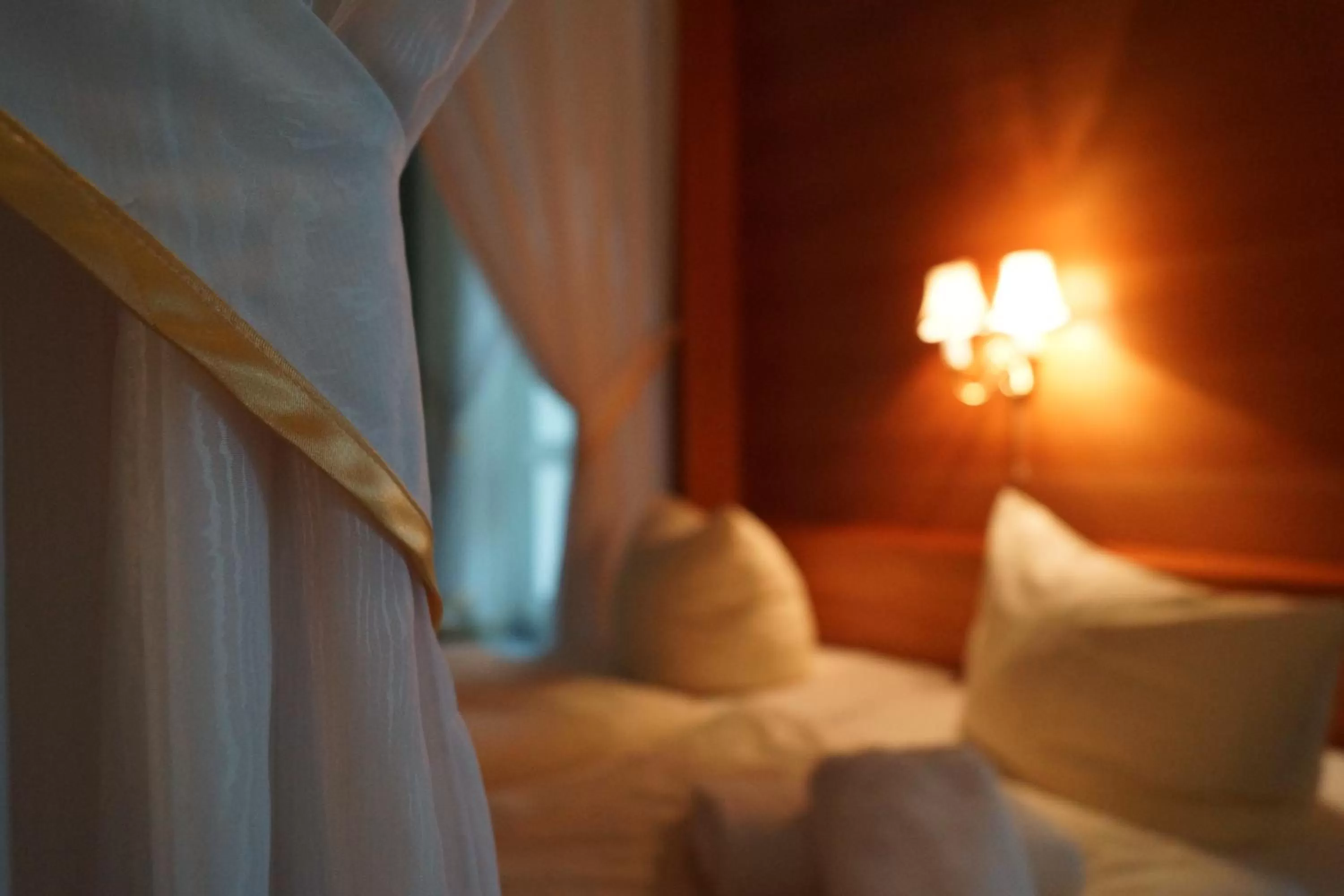 Decorative detail, Bed in Waldhotel am See Berlin-Schmöckwitz