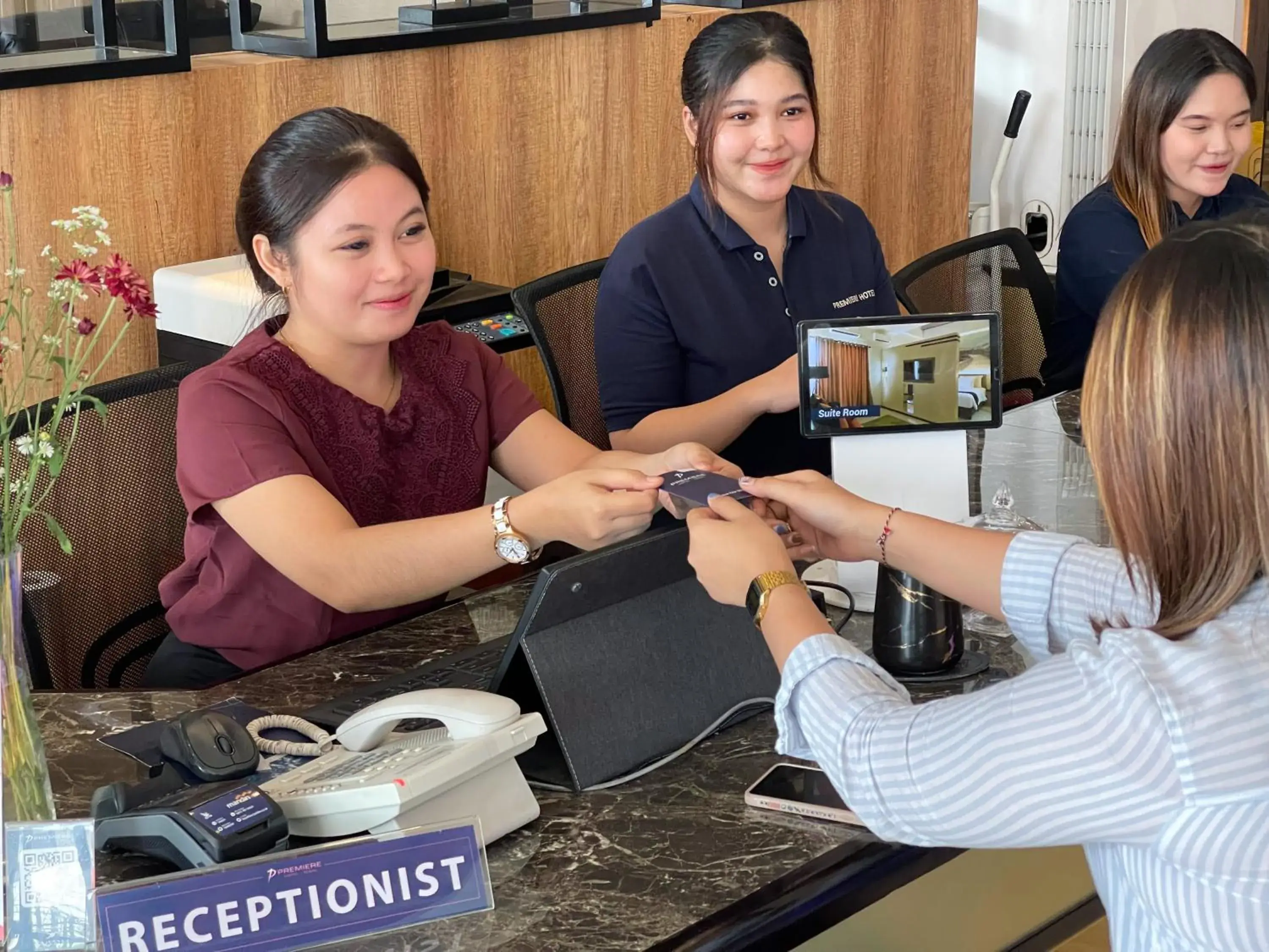 Lobby or reception in Premiere Hotel Tegal Lobby or reception in Premiere Hotel Tegal