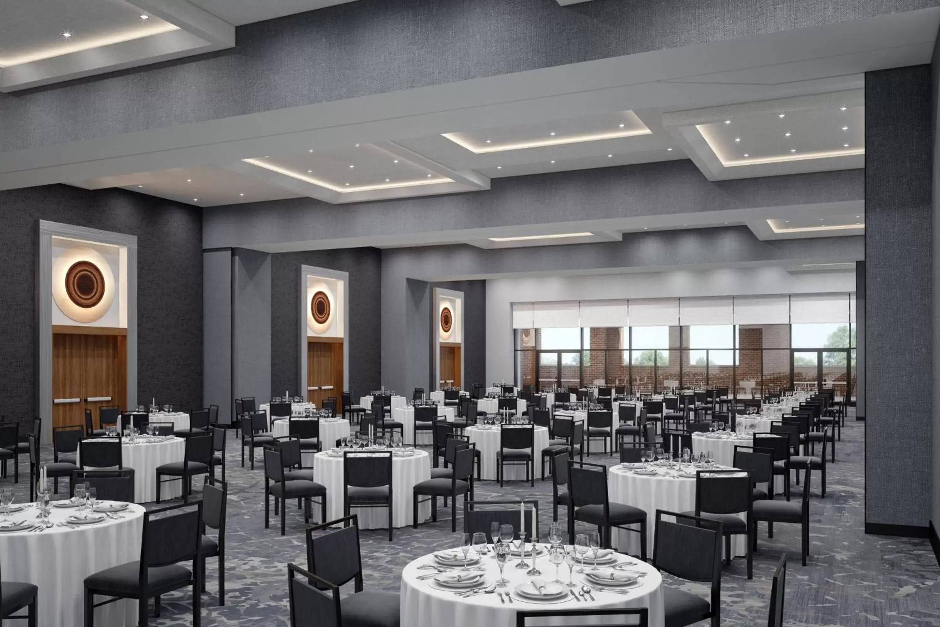 Meeting/conference room, Restaurant/Places to Eat in Marriott Owings Mills Metro Centre