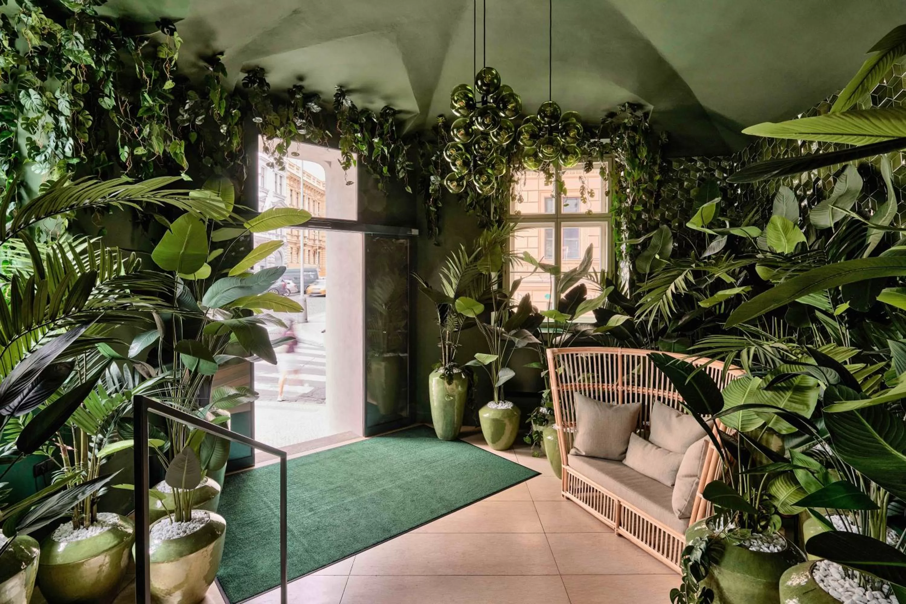 Lobby or reception in Falkensteiner Boutique Hotel Prague