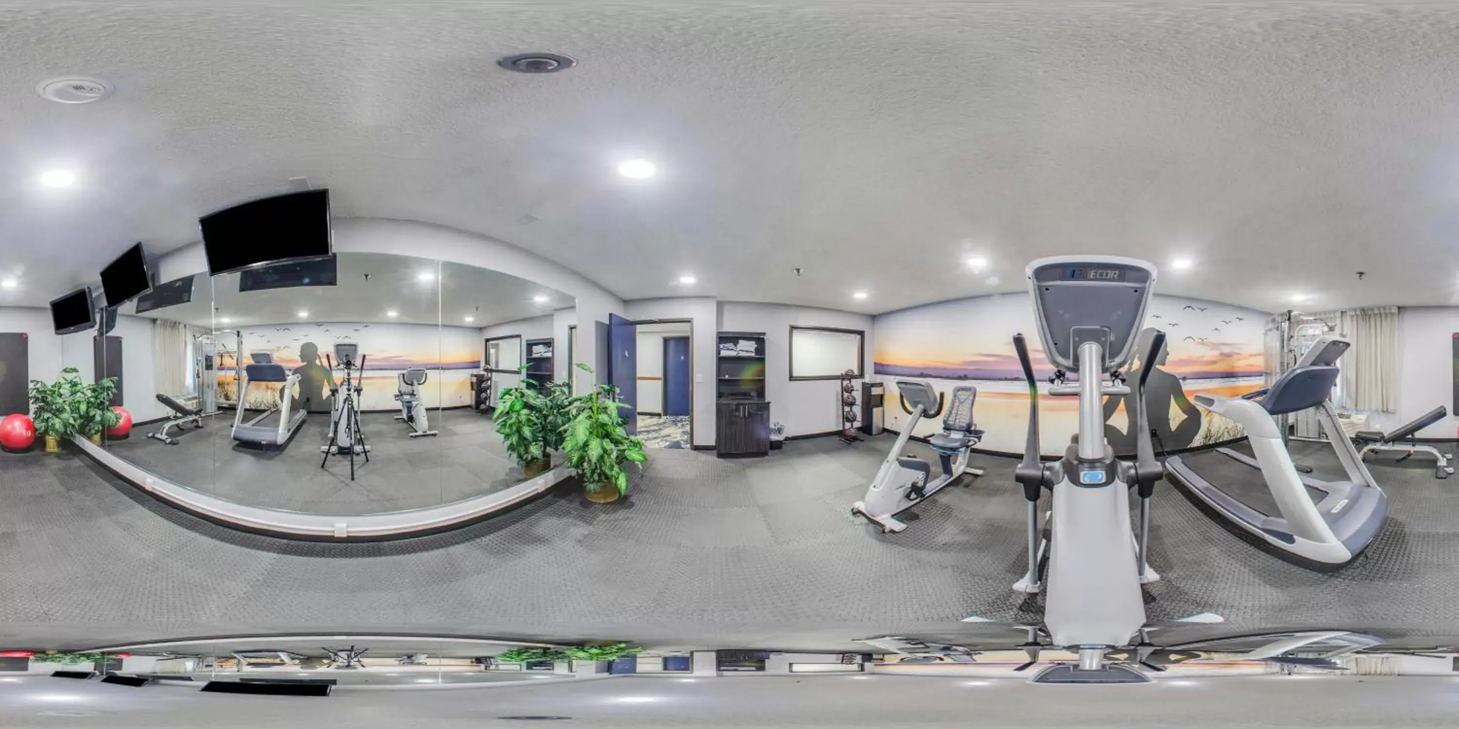 Fitness centre/facilities in Clarion Pointe on the Lake Clarksville - South Hill West