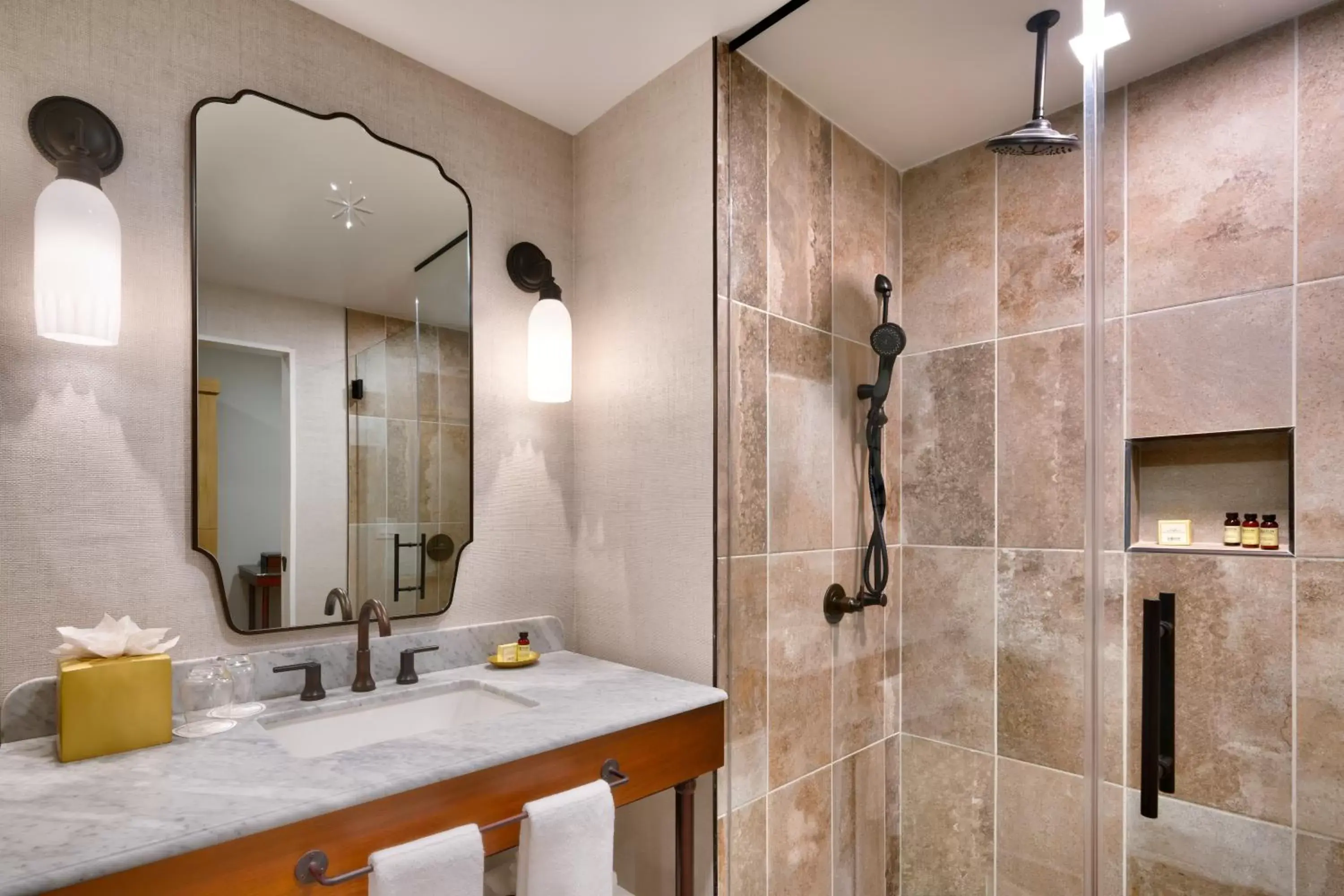 Shower, Bathroom in The Advenire, Autograph Collection