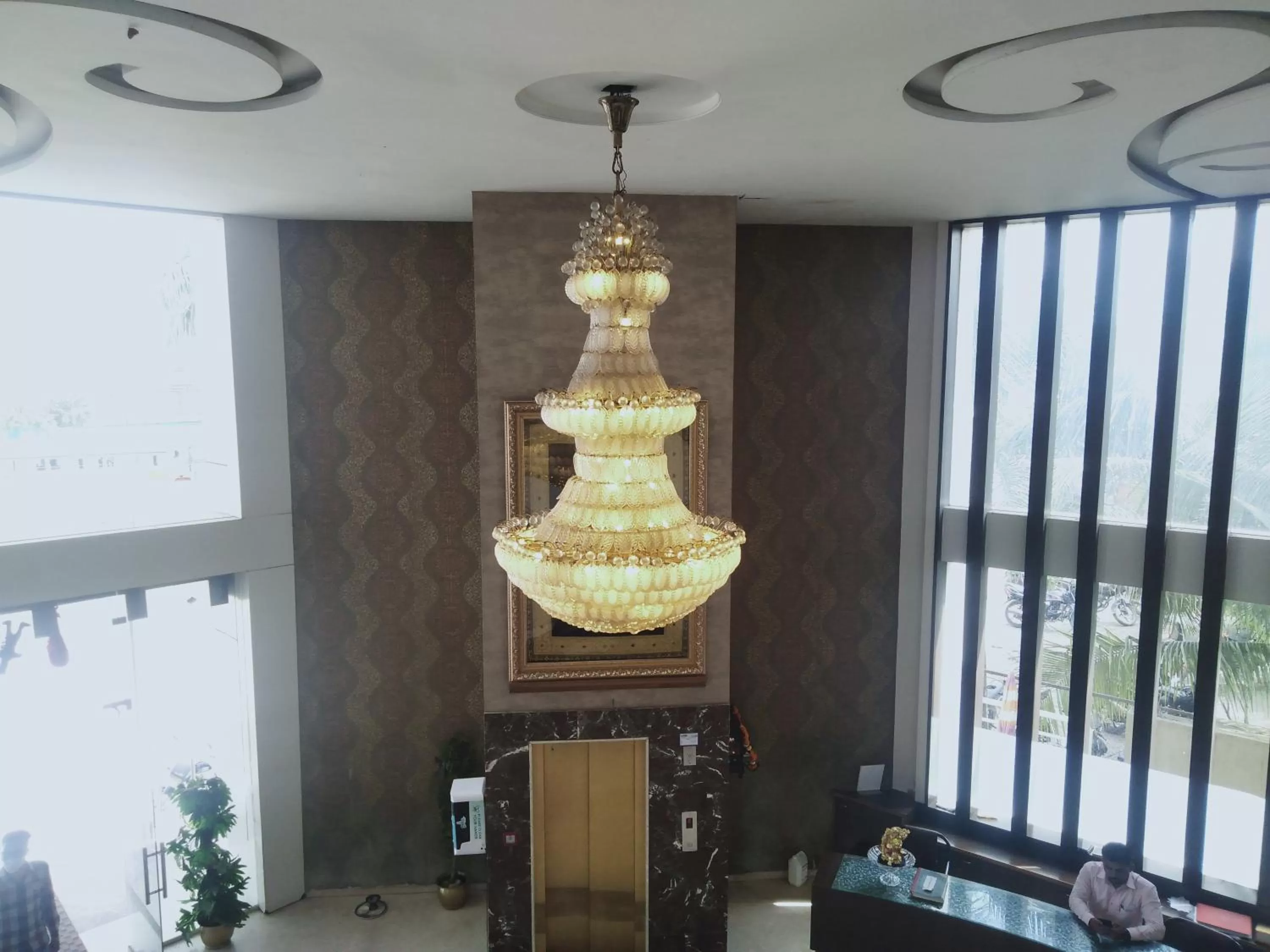 Decorative detail in Hotel Udayanraje Palace