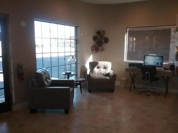 Seating Area in Studio 6 Suites - Willcox, AZ