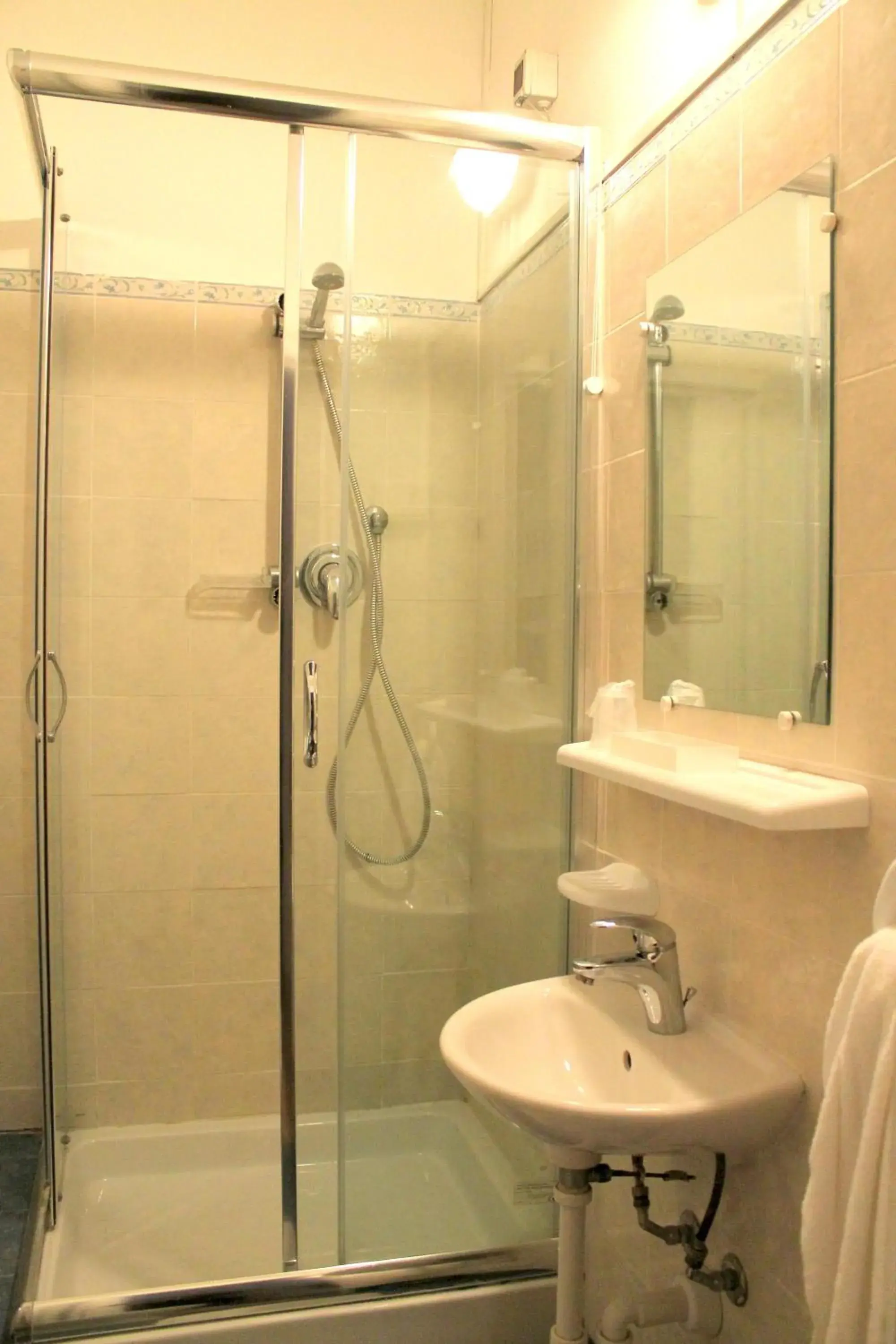 Shower, Bathroom in Albergo Nella