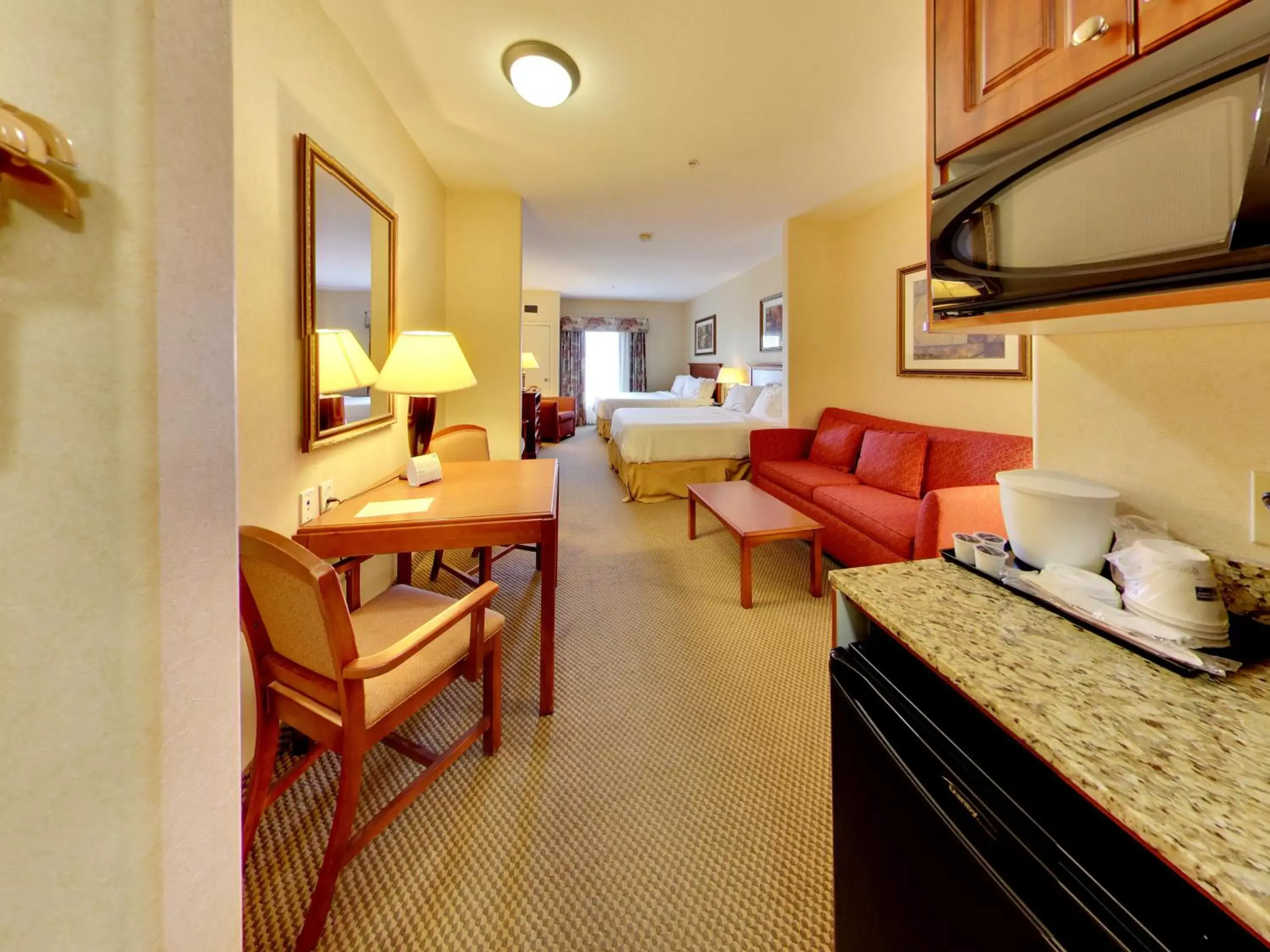 Photo of the whole room, Seating Area in Holiday Inn Express Hotel & Suites - Edmonton International Airport, an IHG Hotel