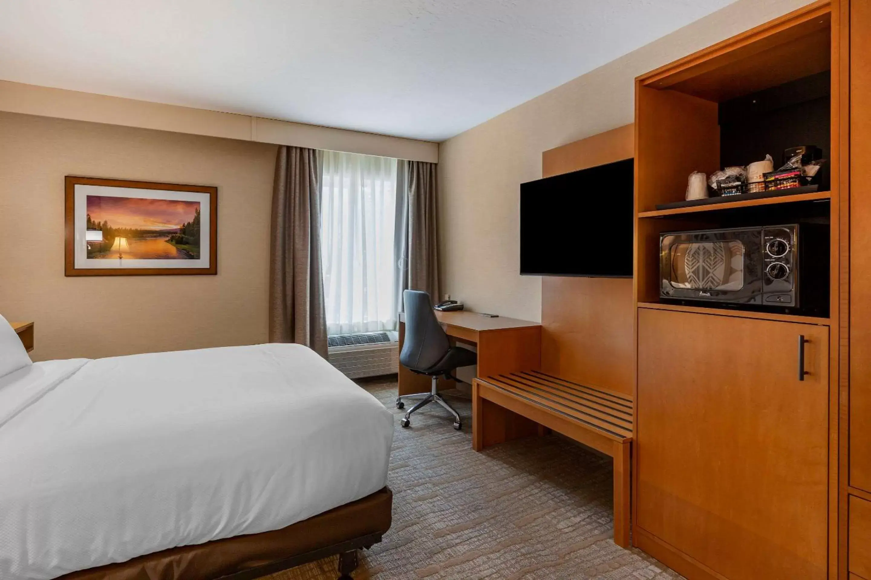 Bedroom, TV/Entertainment Center in Comfort Inn