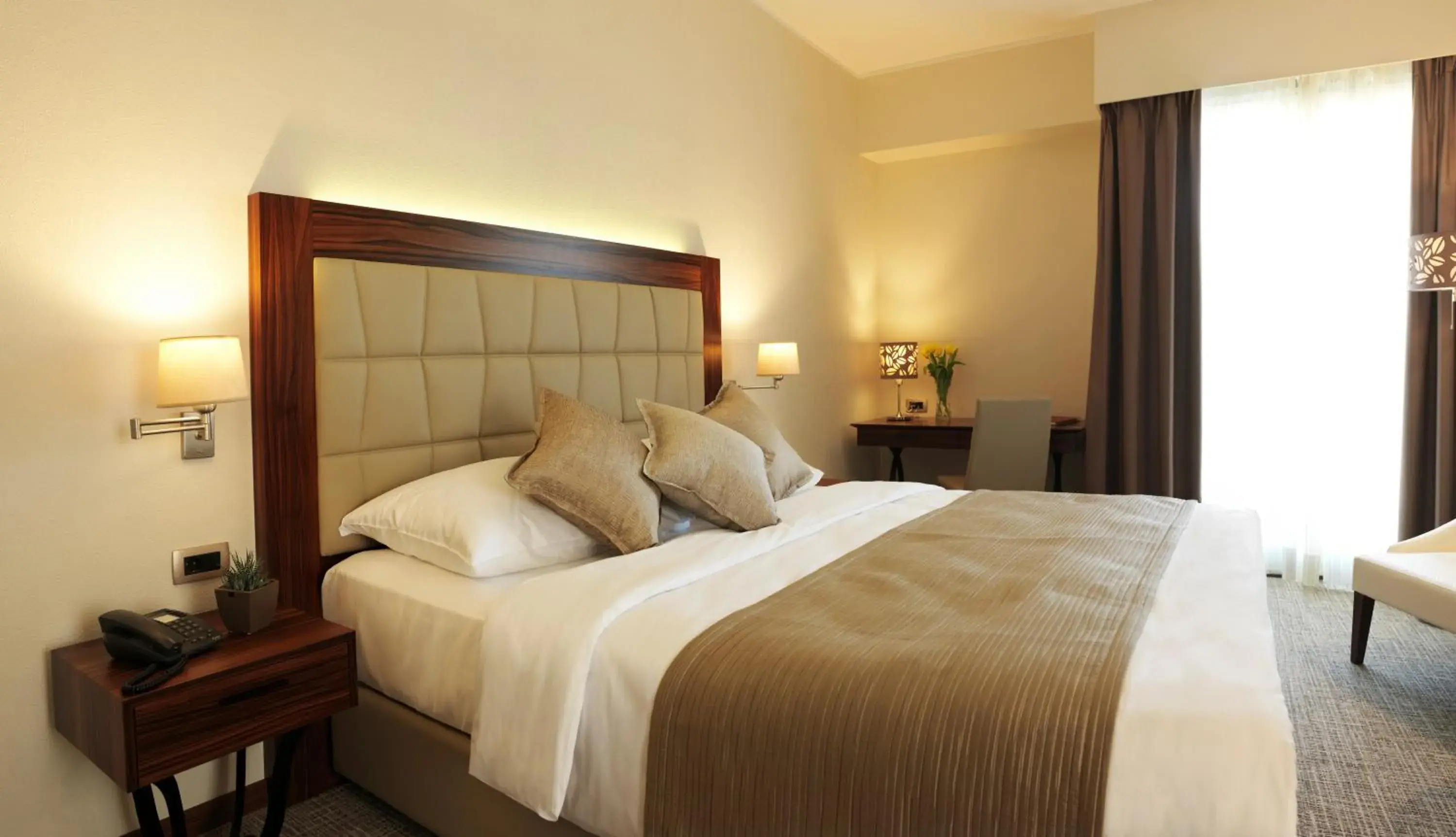 Bedroom, Bed in Grand Hotel Portoroz 4* superior – Terme & Wellness LifeClass Bedroom, Bed in Grand Hotel Portoroz 4* superior – Terme & Wellness LifeClass