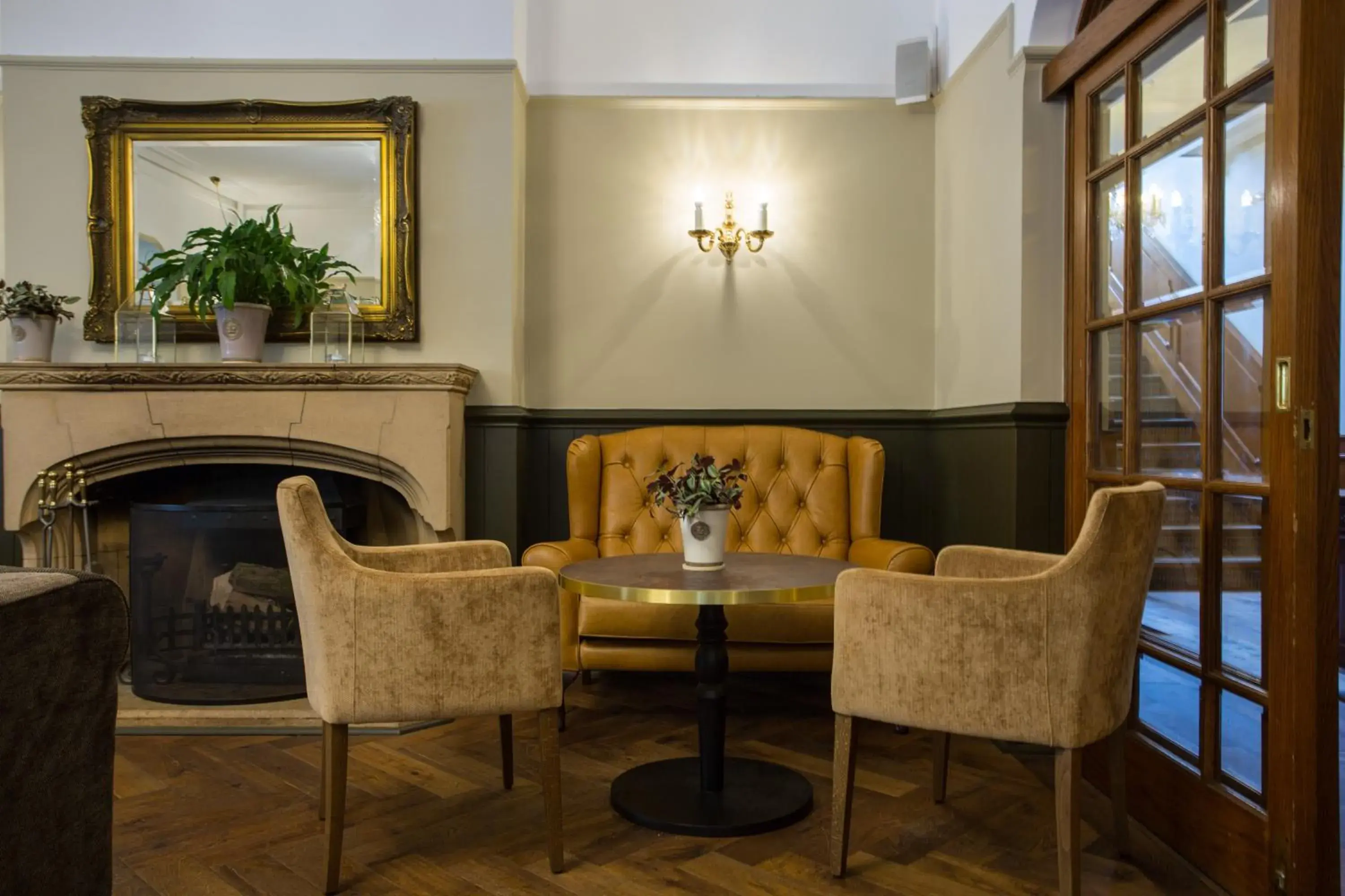 Seating Area in Hatton Court Hotel