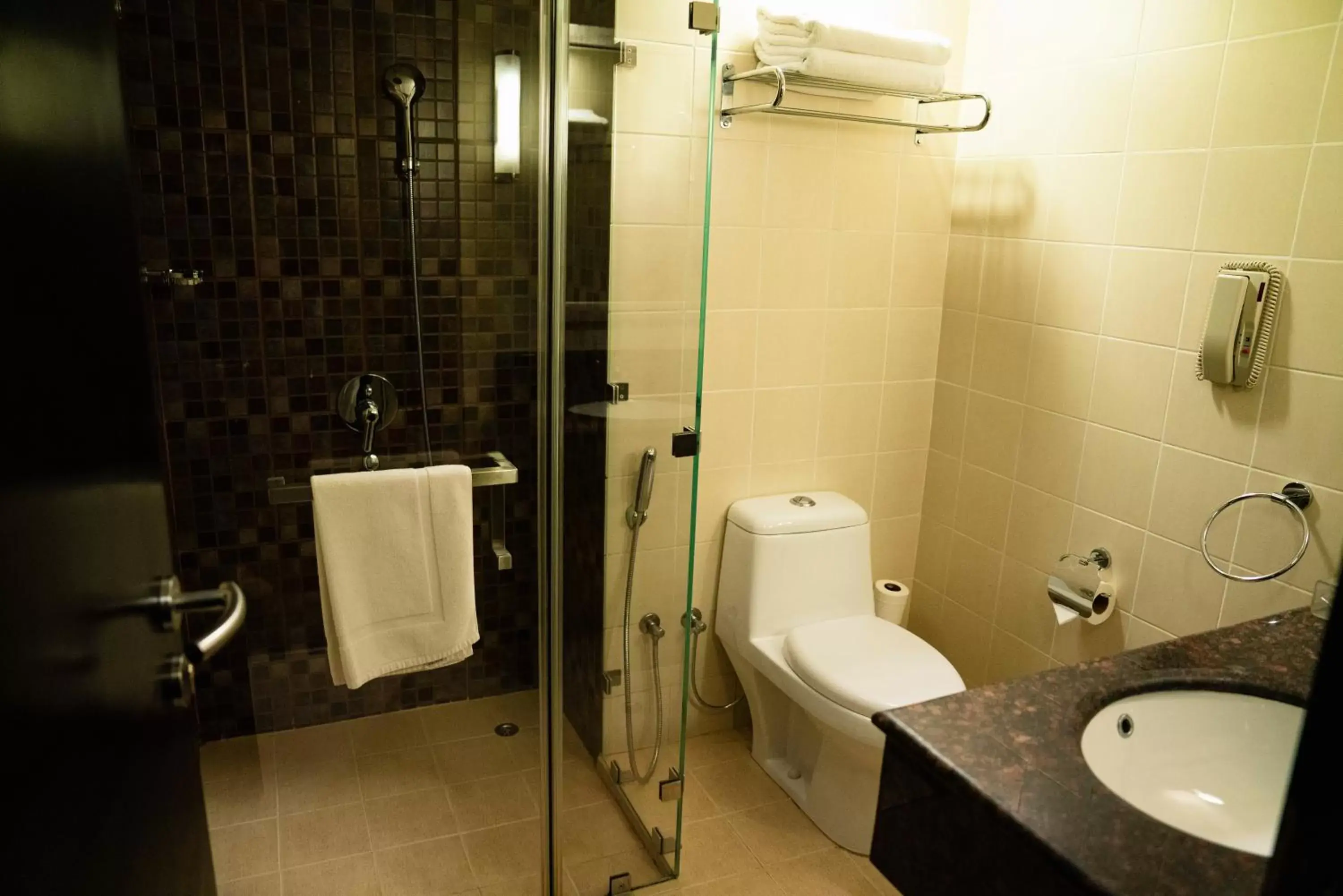 Bathroom in Best Western Premier Muscat