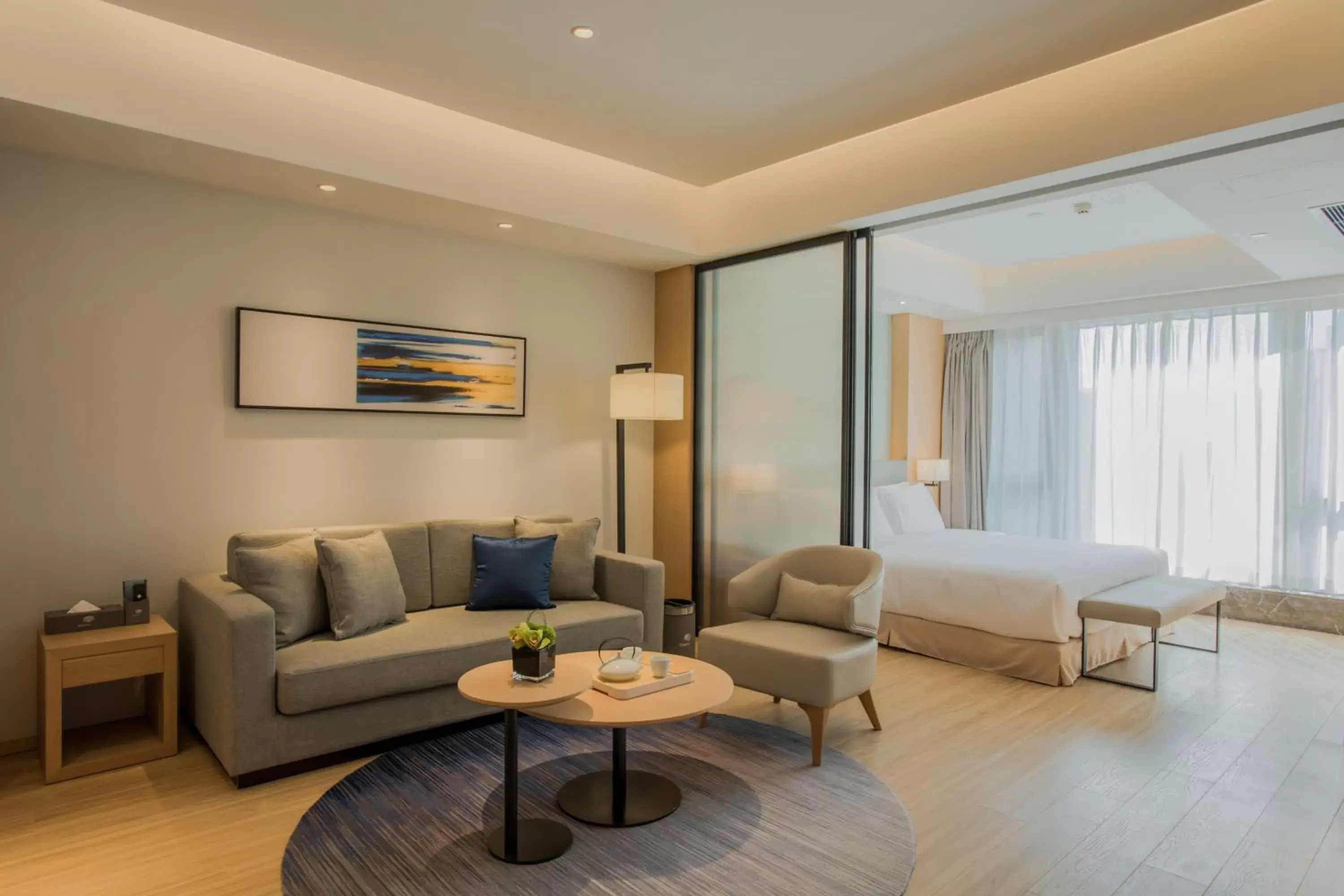 Photo of the whole room, Seating Area in Shama Serviced Apartments Zijingang Hangzhou