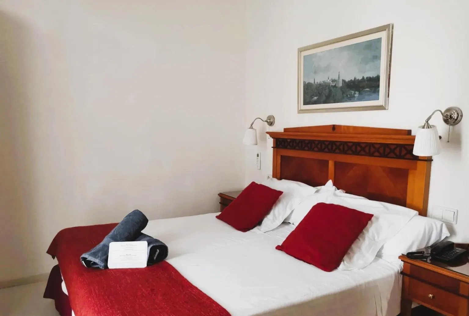 Bed in Hotel Ciutat Jardi