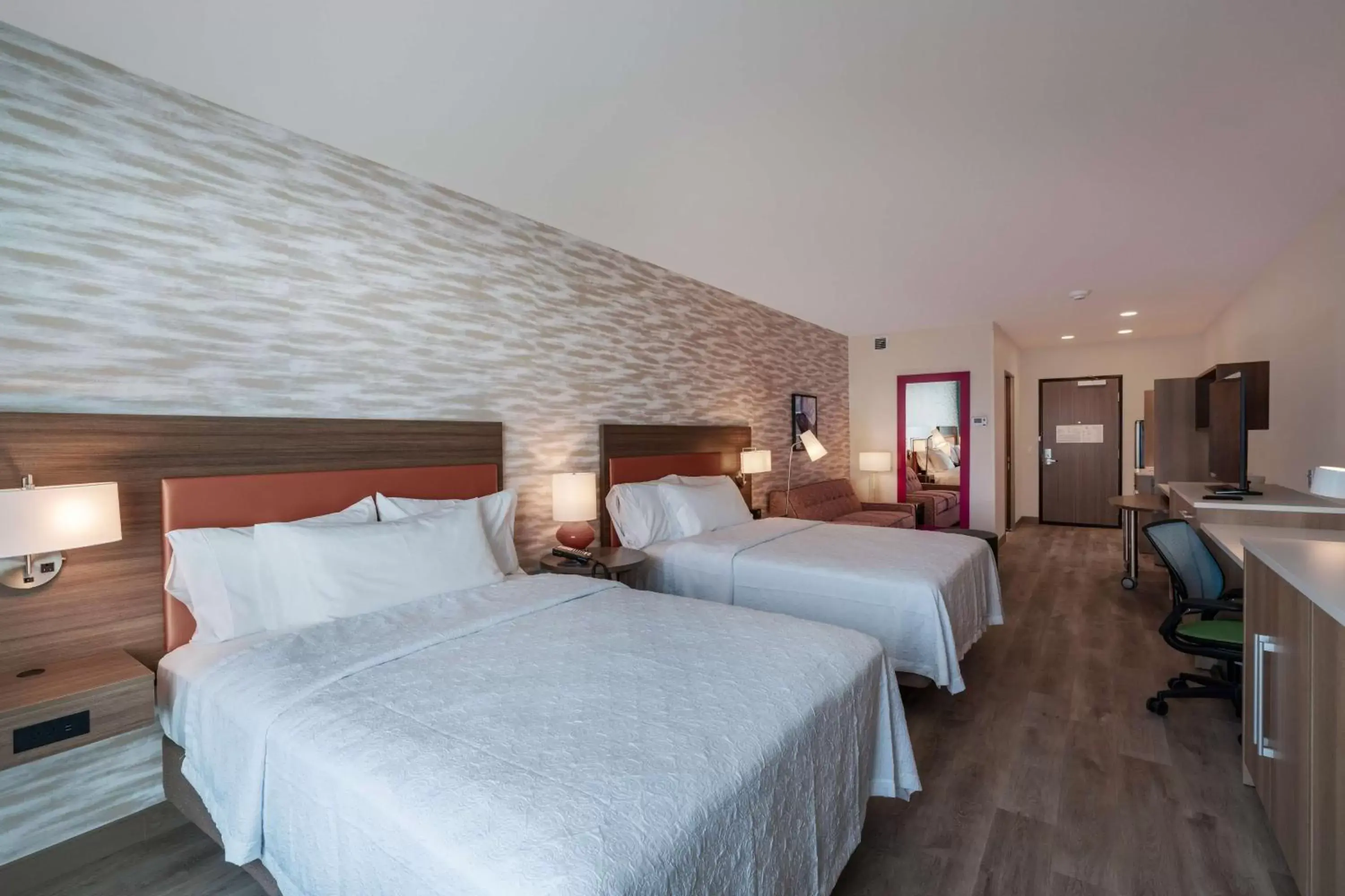 Bedroom, Bed in Home2 Suites By Hilton Riverside March Air Force Base, Ca Bedroom, Bed in Home2 Suites By Hilton Riverside March Air Force Base, Ca