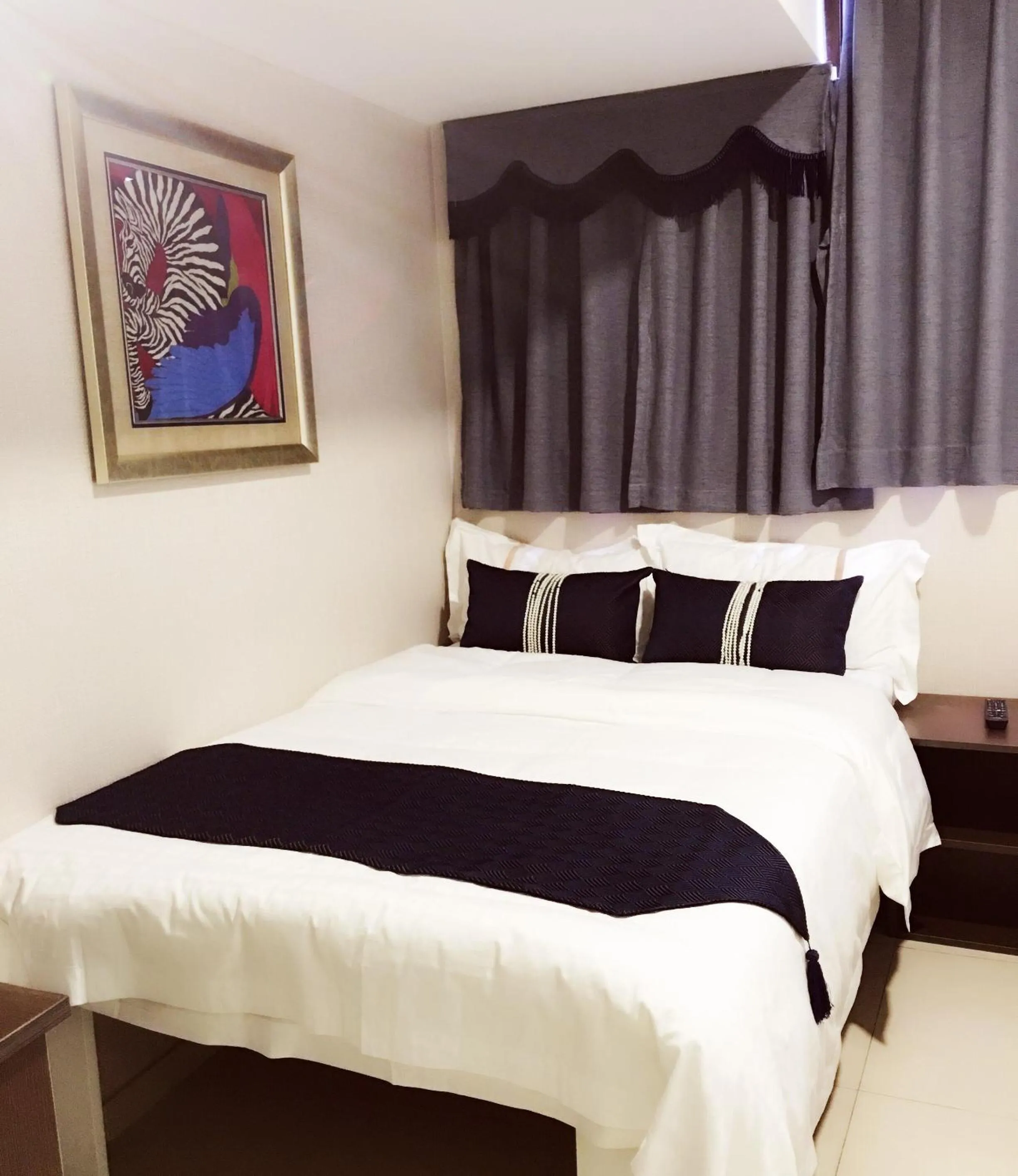 Bed in California Hotel