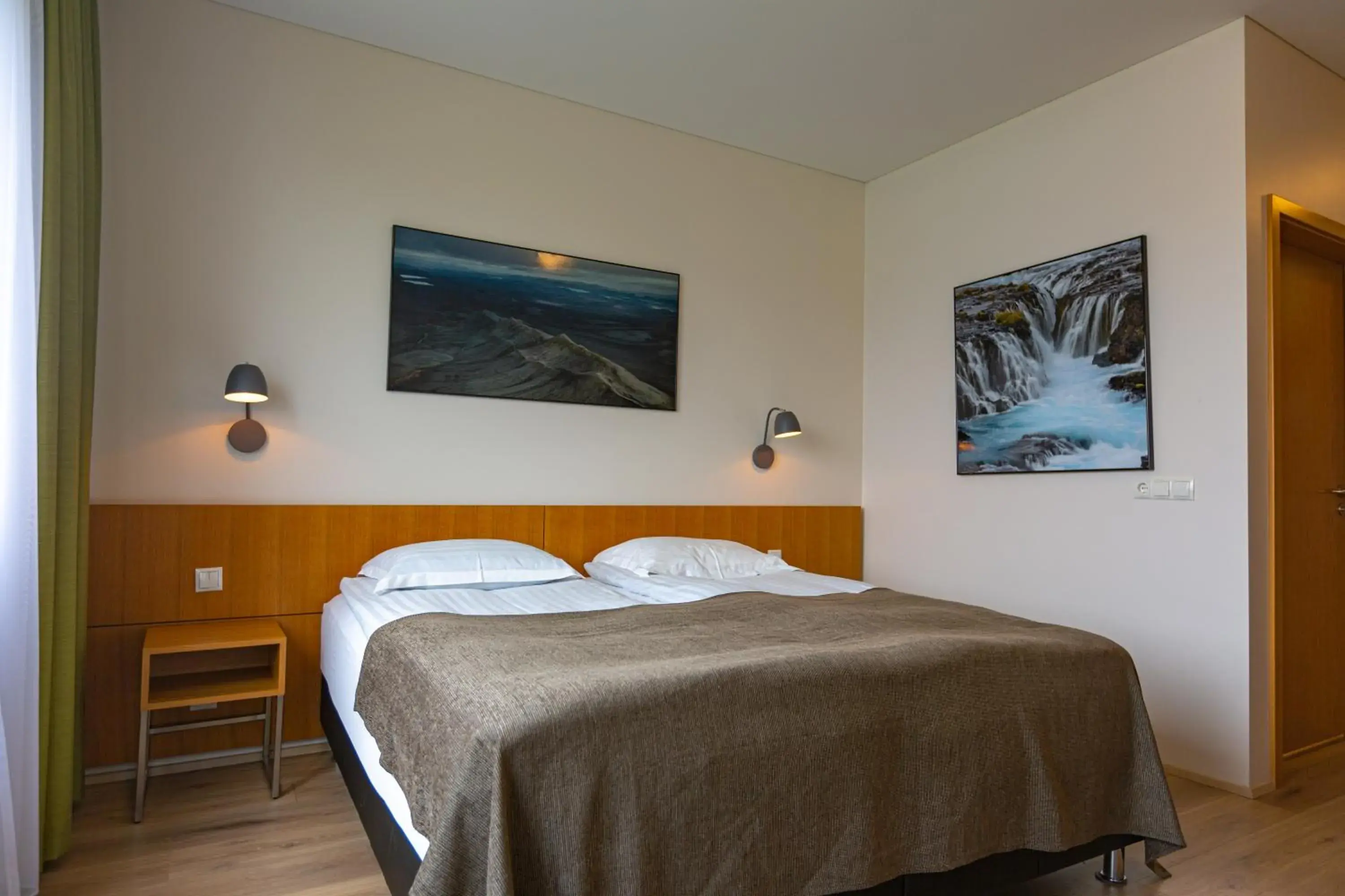 Bed in Hotel Selfoss & Spa