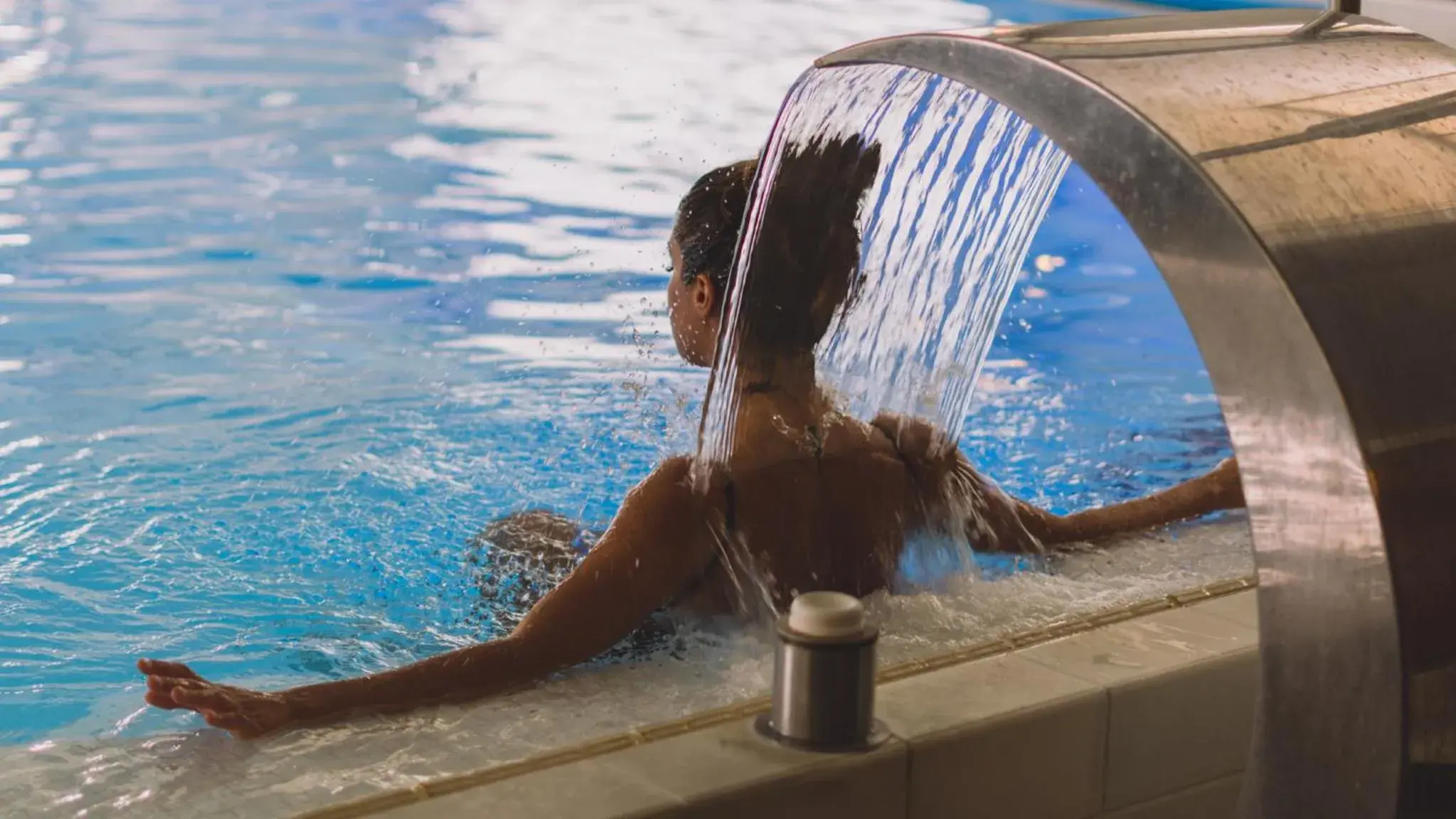 Swimming Pool in Hotel Terme Milano