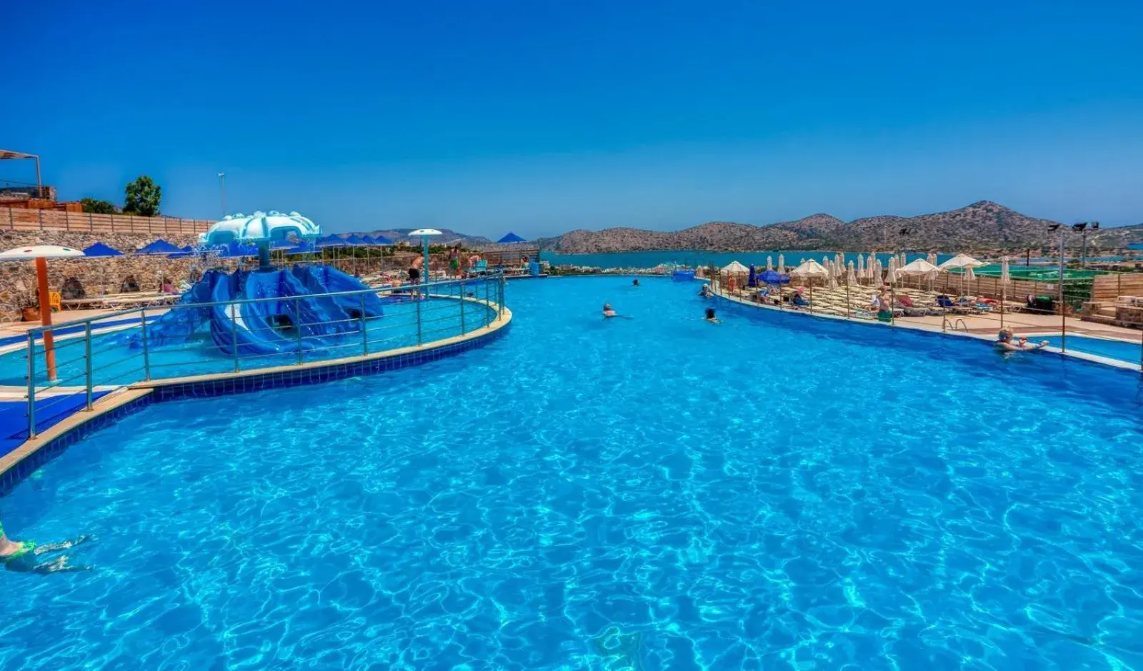 Aqua park, Swimming Pool in Elounda Water Park Residence Hotel