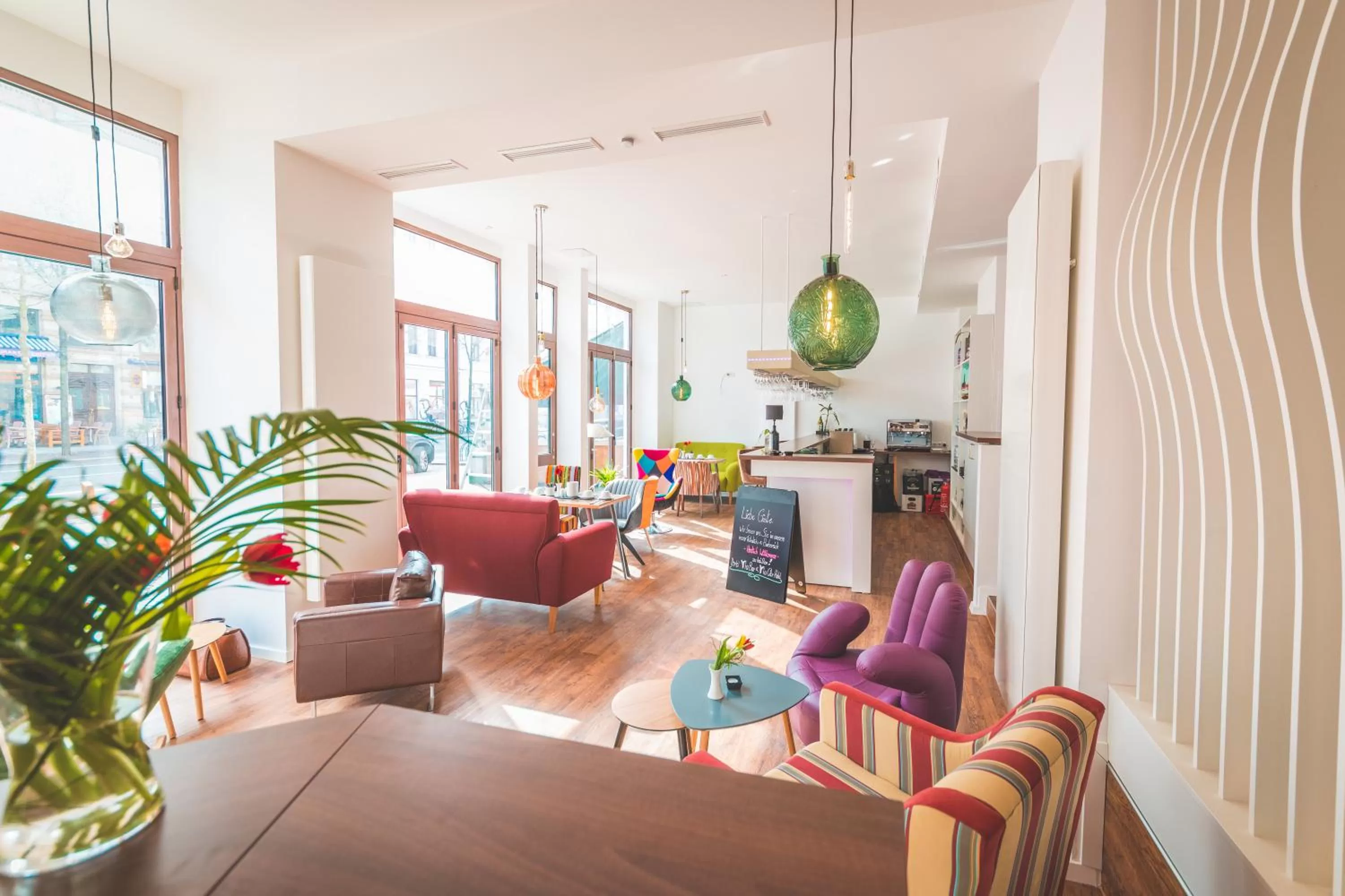 Lobby or reception in Hotel via City Leipzig Mitte