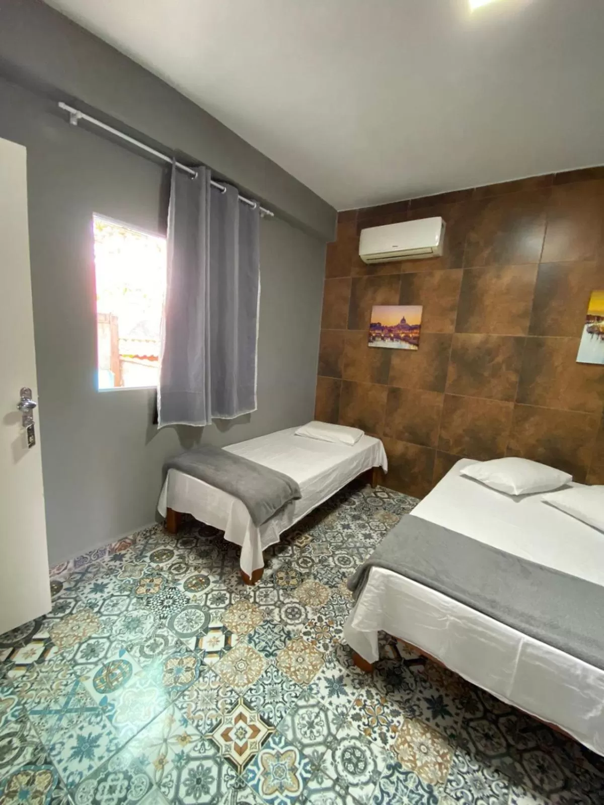 Bed in Santa Cecília Pousada