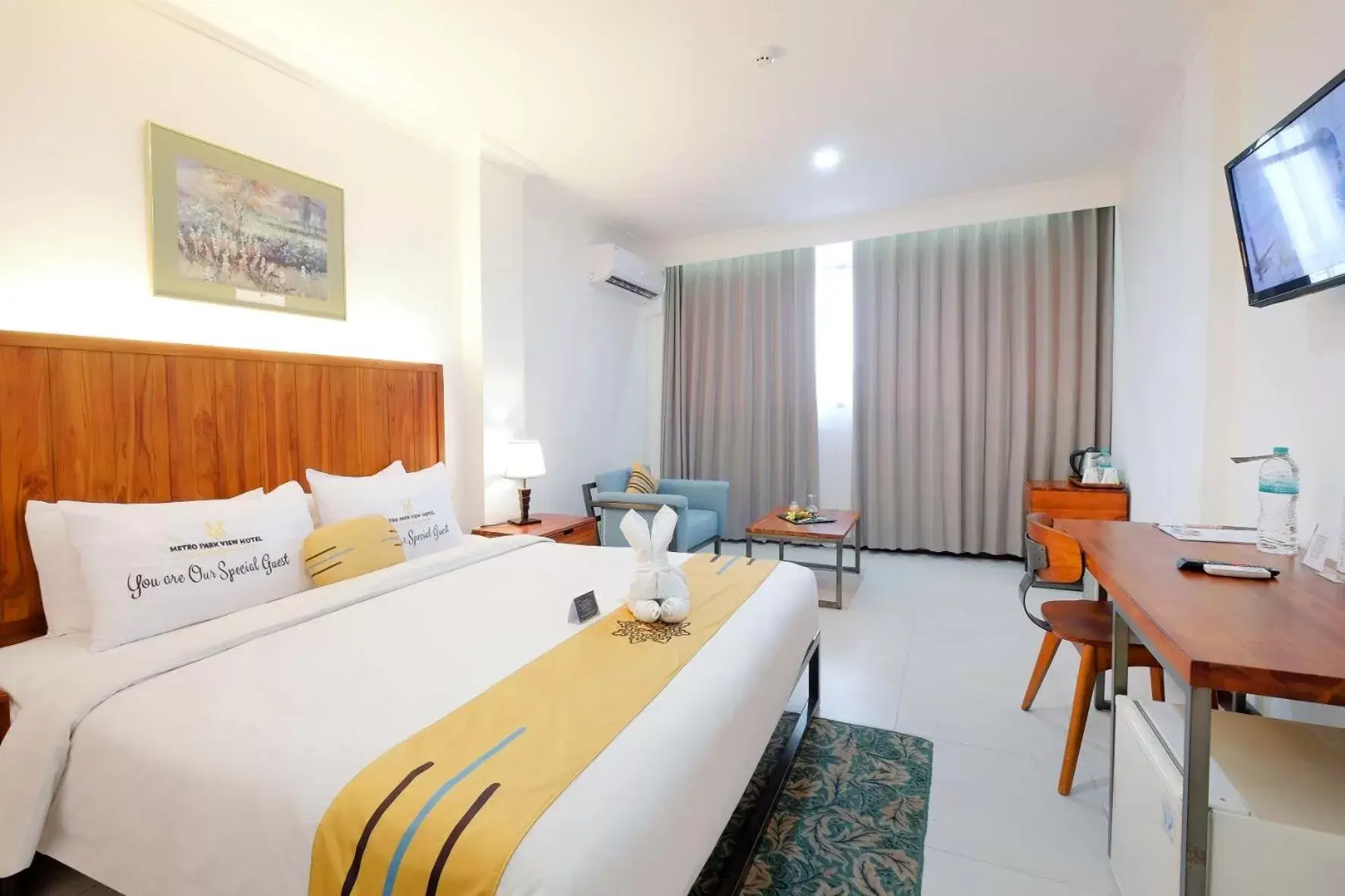 Bedroom, Bed in Metro Park View Hotel Kota Lama Semarang