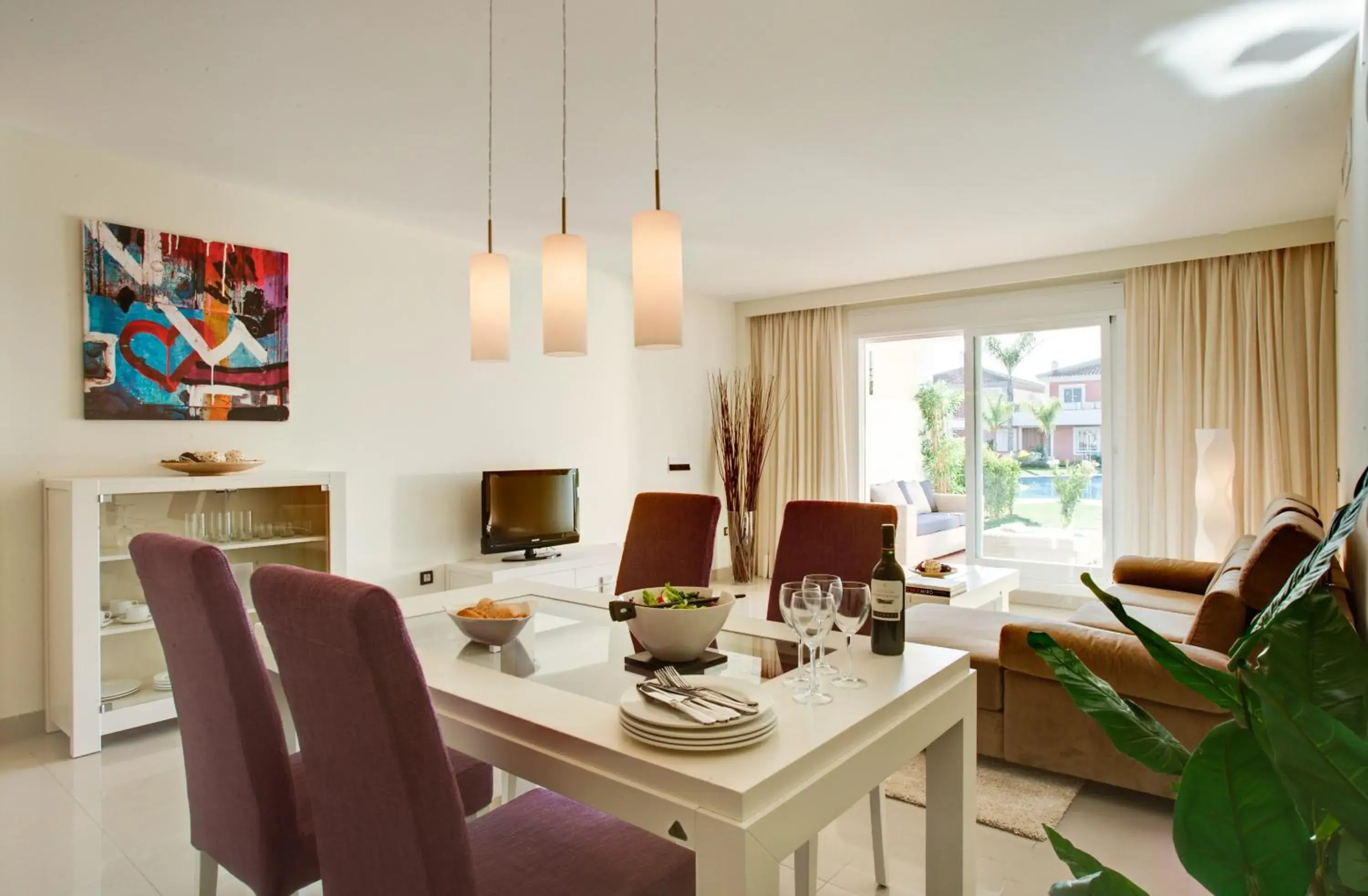 Living room in Cortijo Del Mar Resort