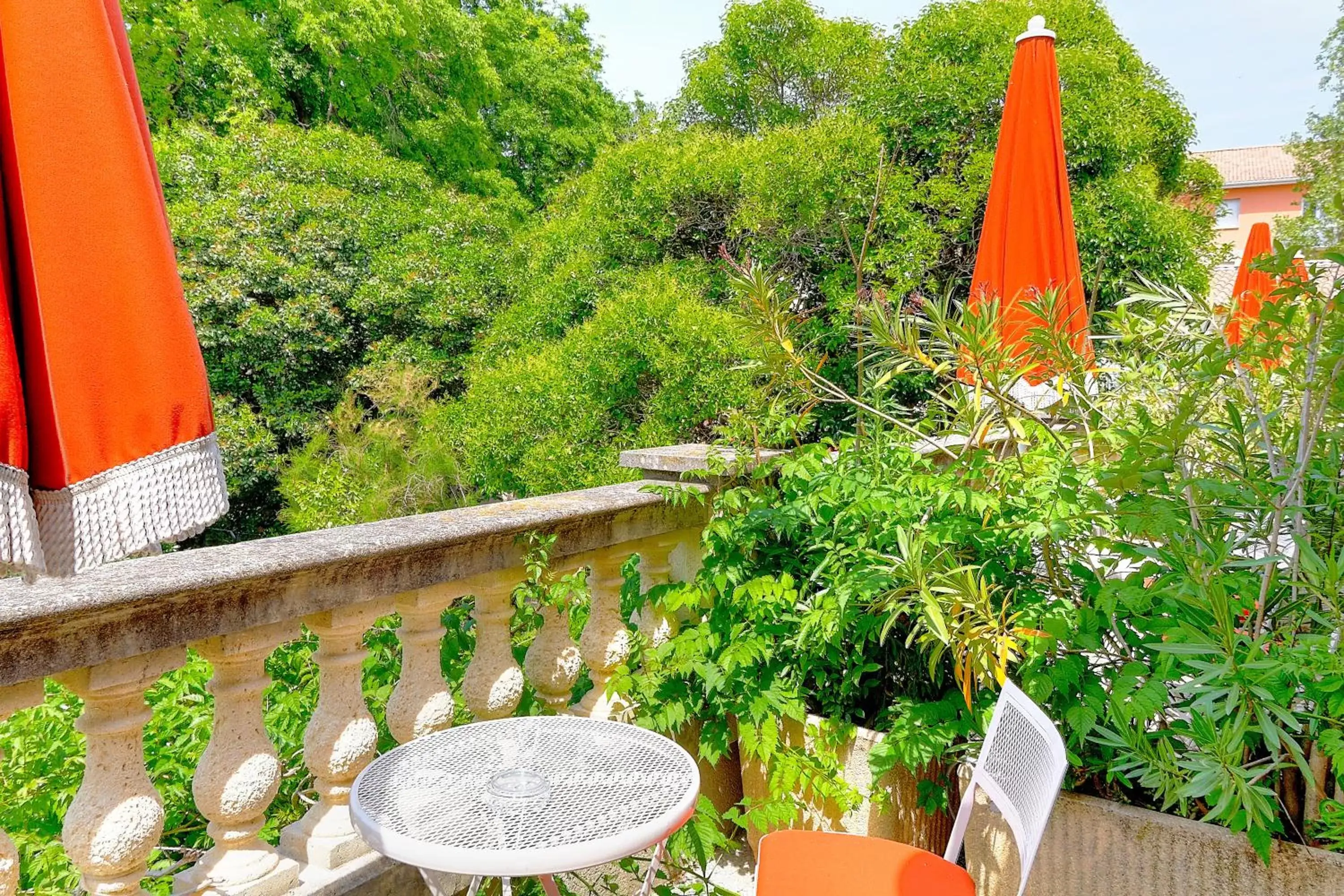 Balcony/Terrace in Best Western L'Orangerie
