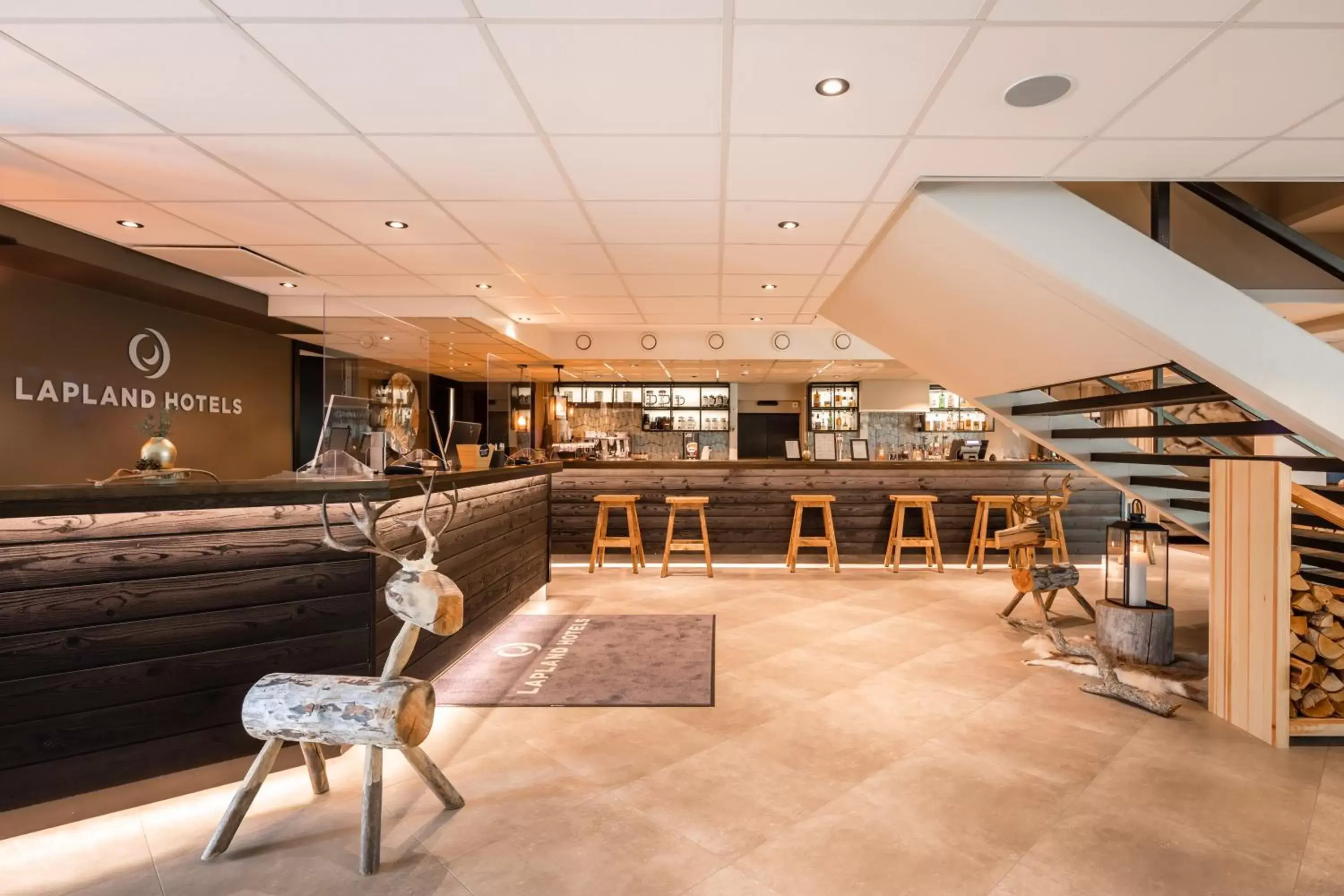 Lobby or reception, Lobby/Reception in Lapland Hotels Sky Ounasvaara