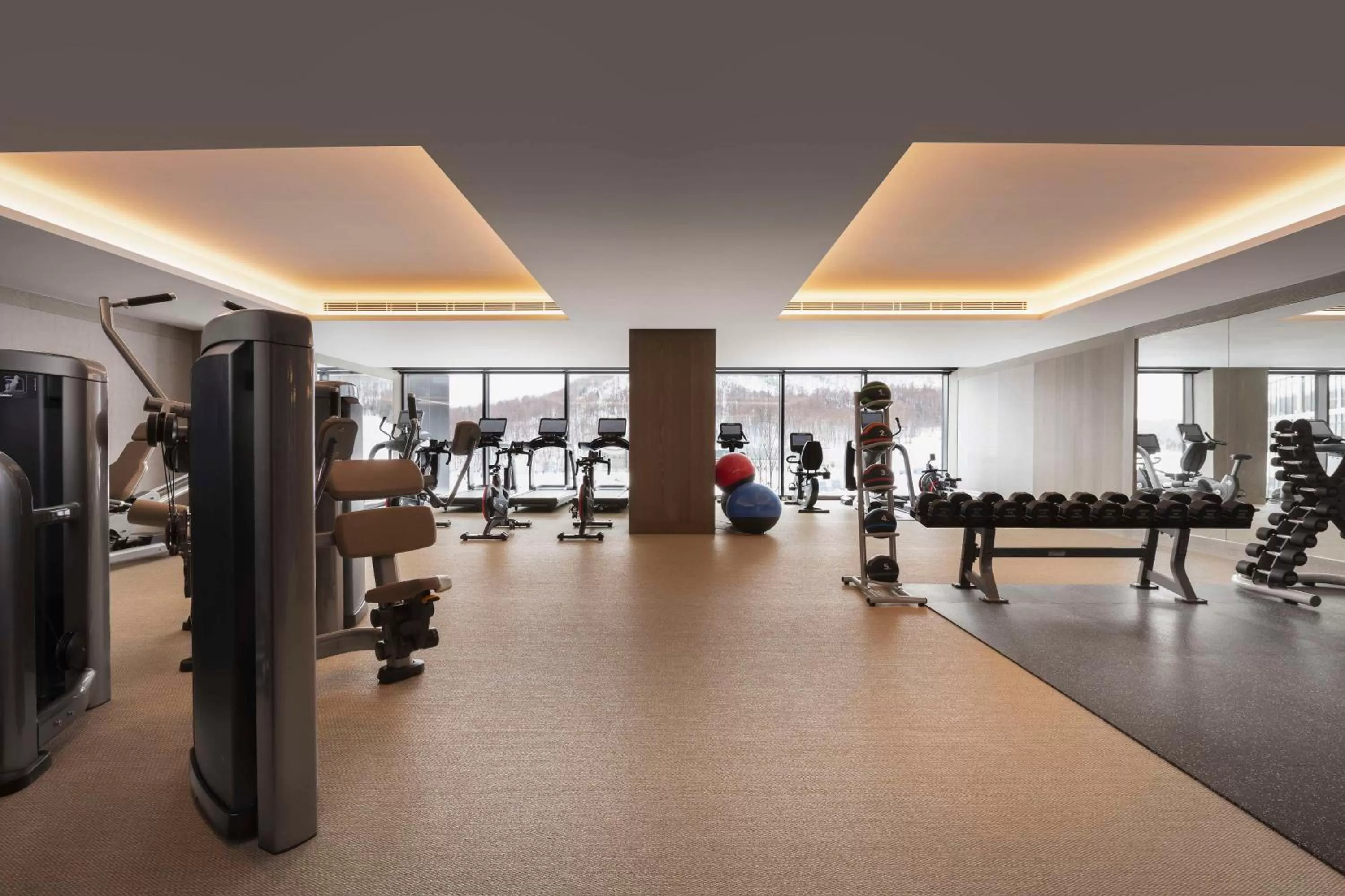 Fitness centre/facilities in Park Hyatt Niseko Hanazono