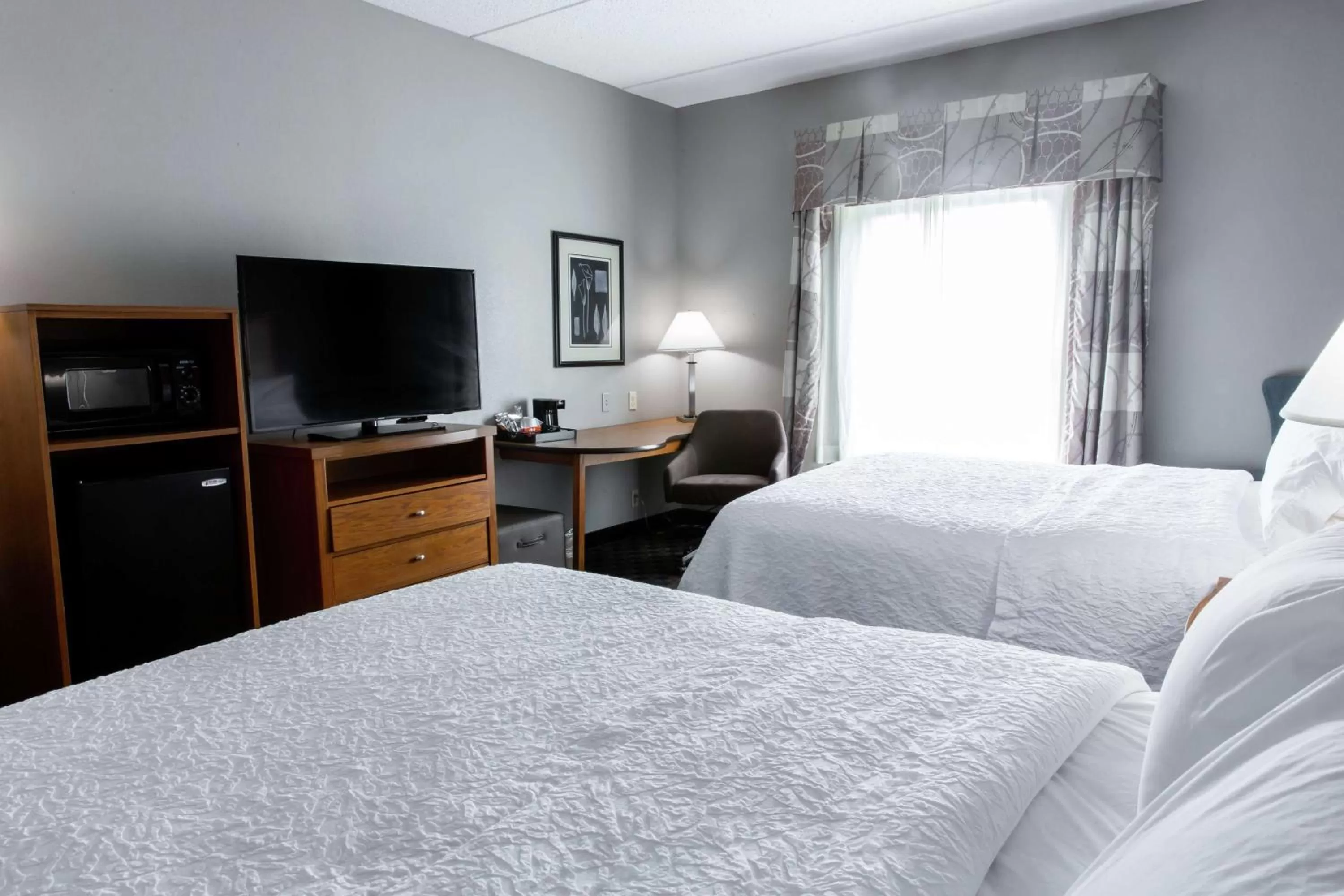 Bedroom, Bed in Hampton Inn & Suites Chesapeake-Square Mall