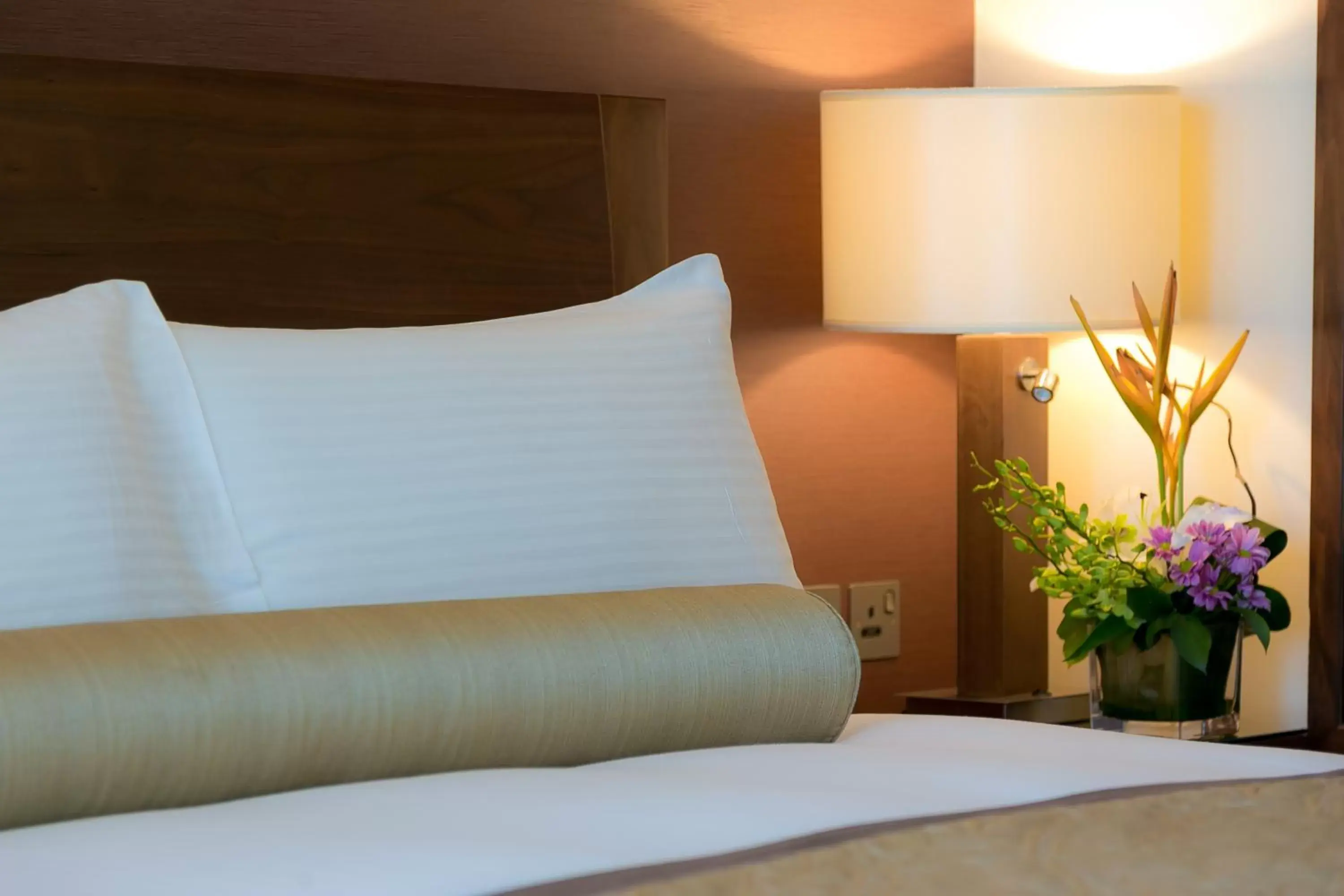 Decorative detail, Bed in Grand Millennium Al Wahda Hotel and Executive Apartments Abu Dhabi