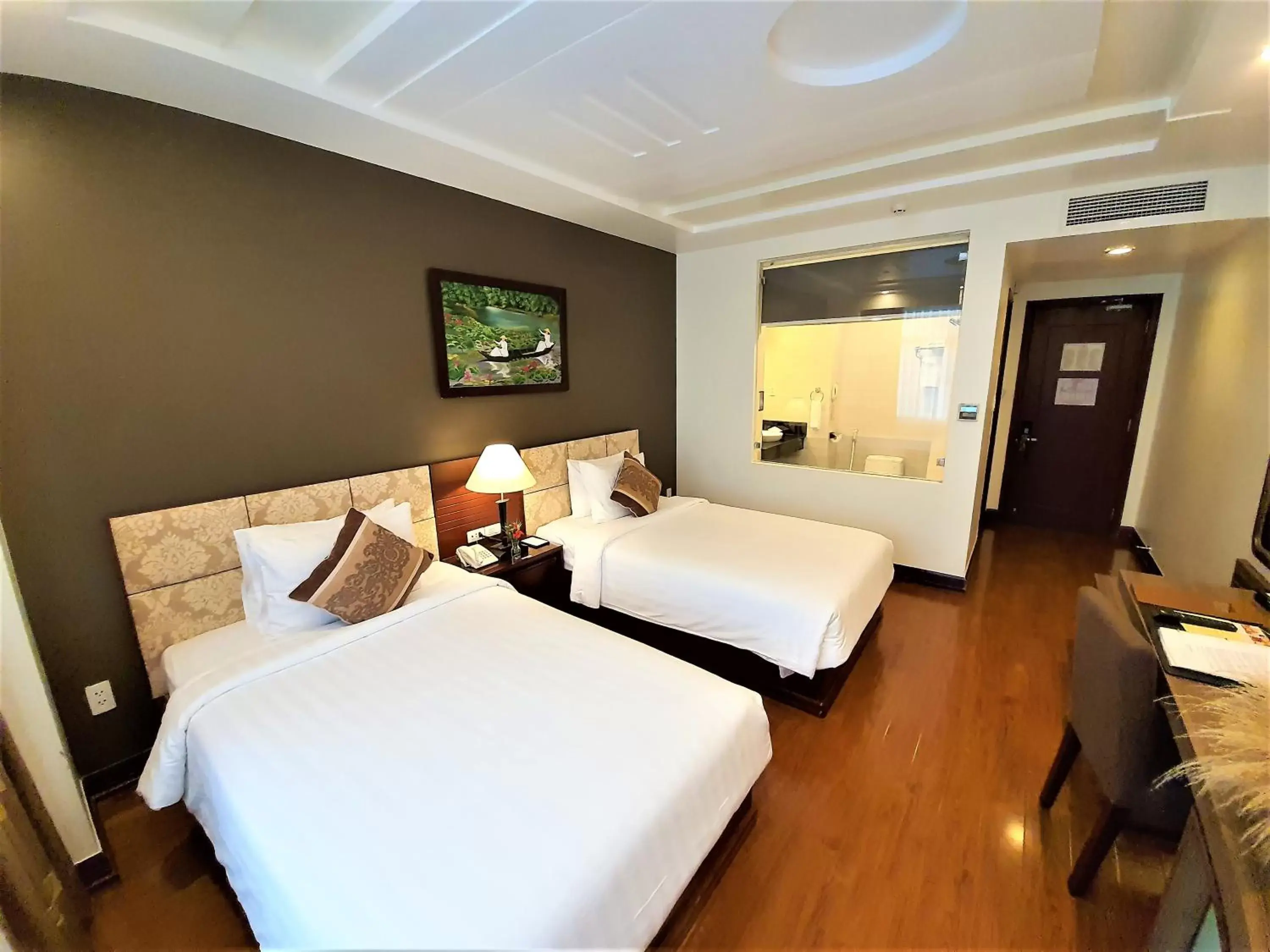 Bedroom, Bed in Northern Saigon Hotel