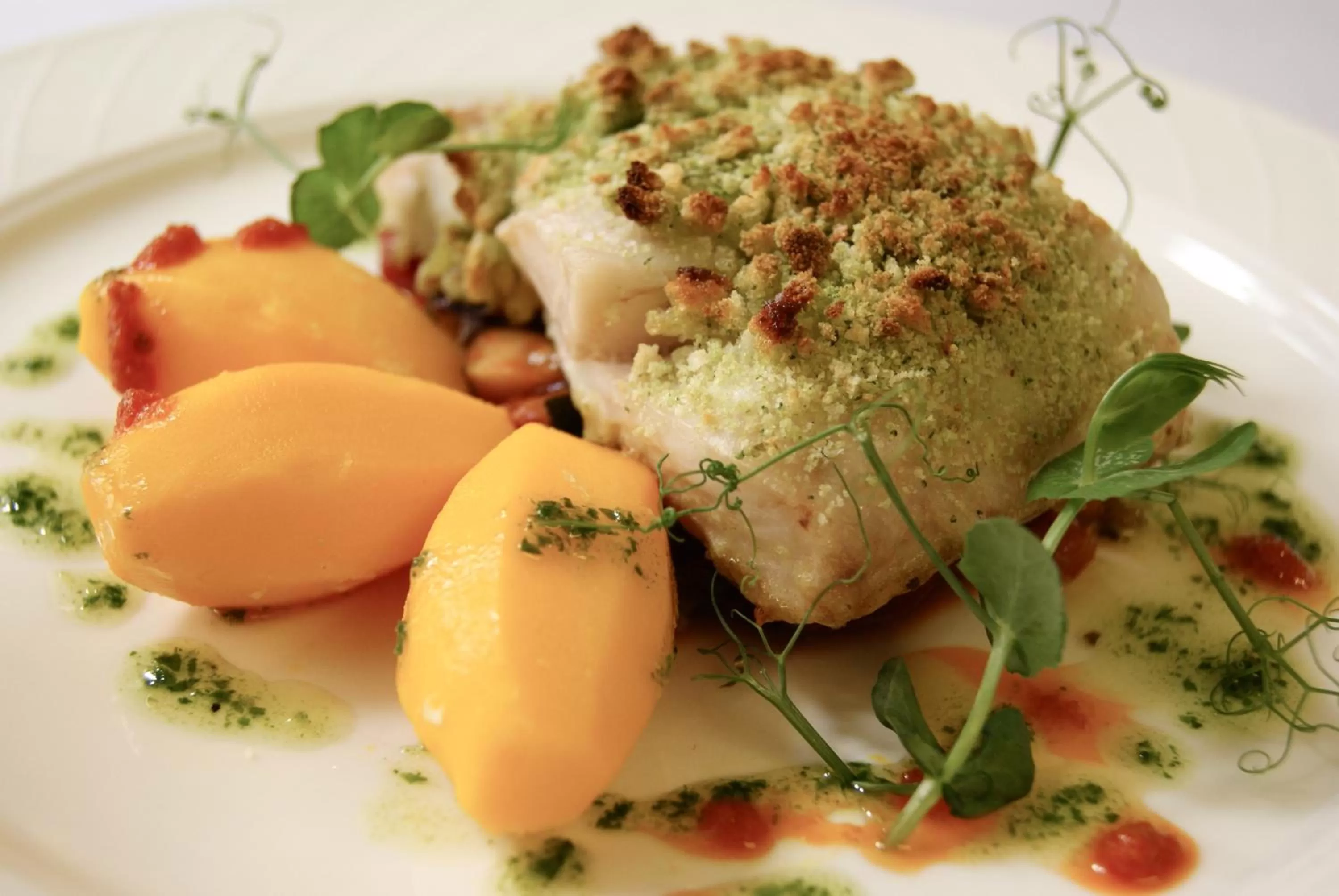 Food close-up in Selkirk Arms Hotel