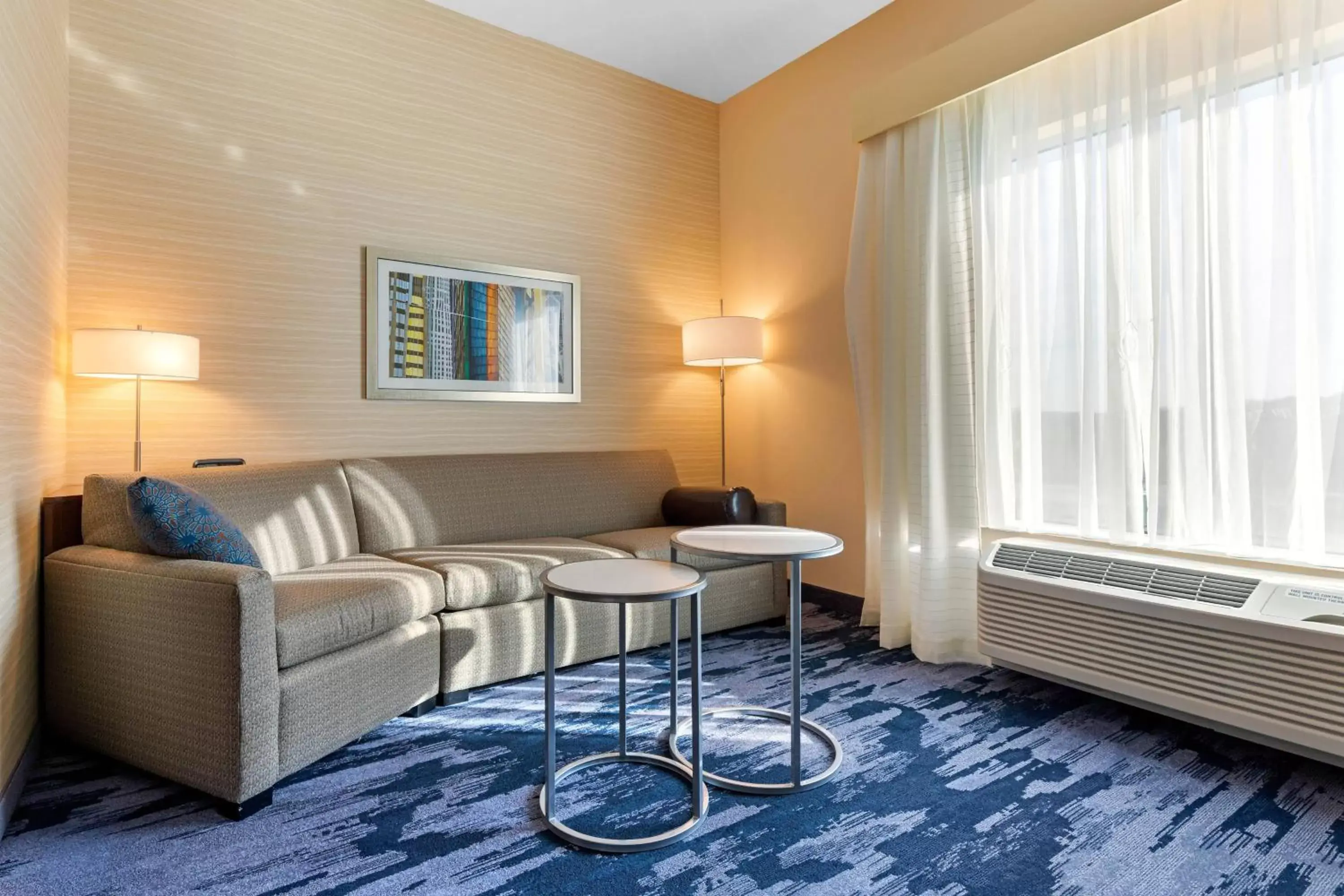 Living room, Seating Area in Fairfield Inn & Suites by Marriott Mebane
