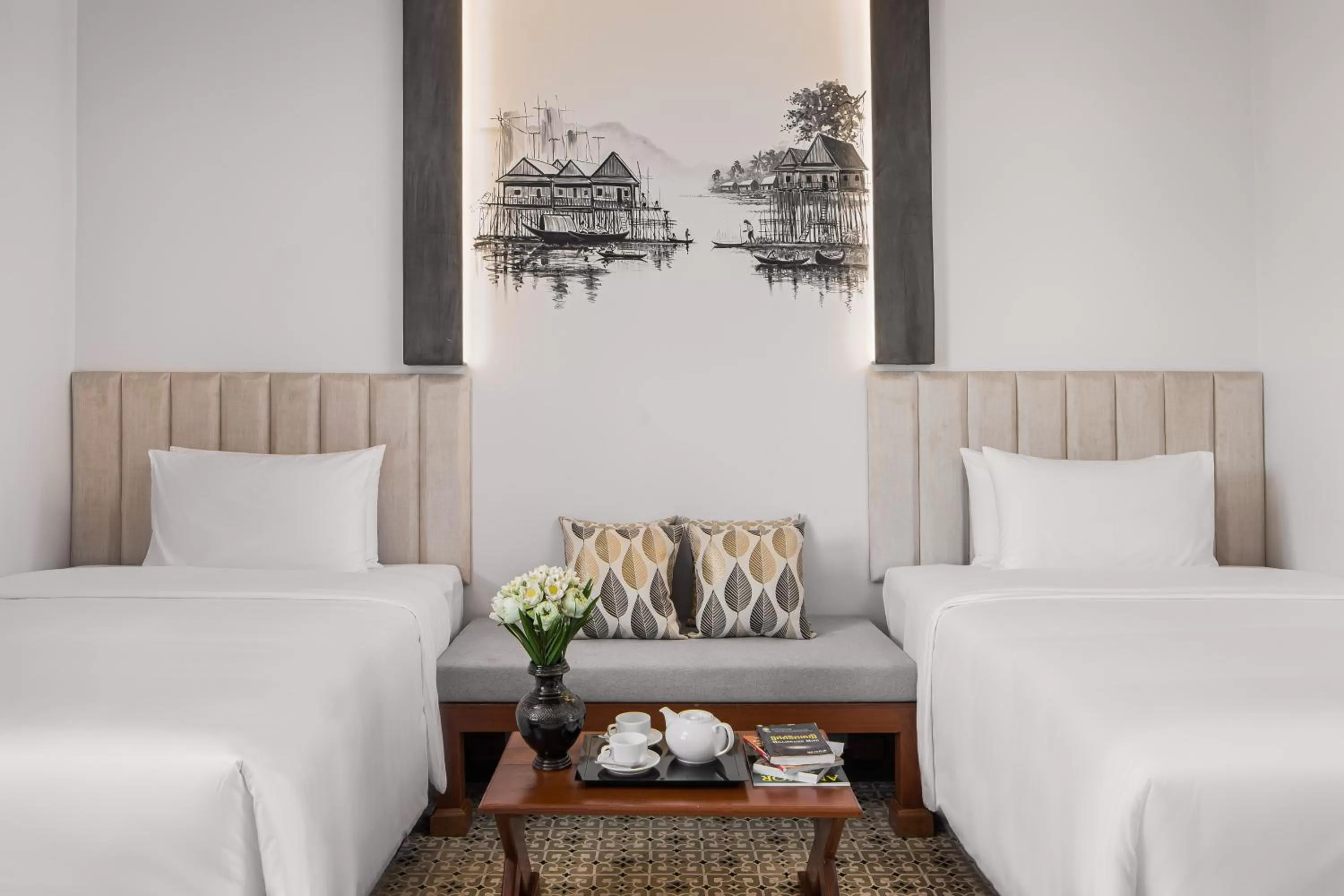 Bedroom, Bed in Siem Reap Palace Hotel & Spa